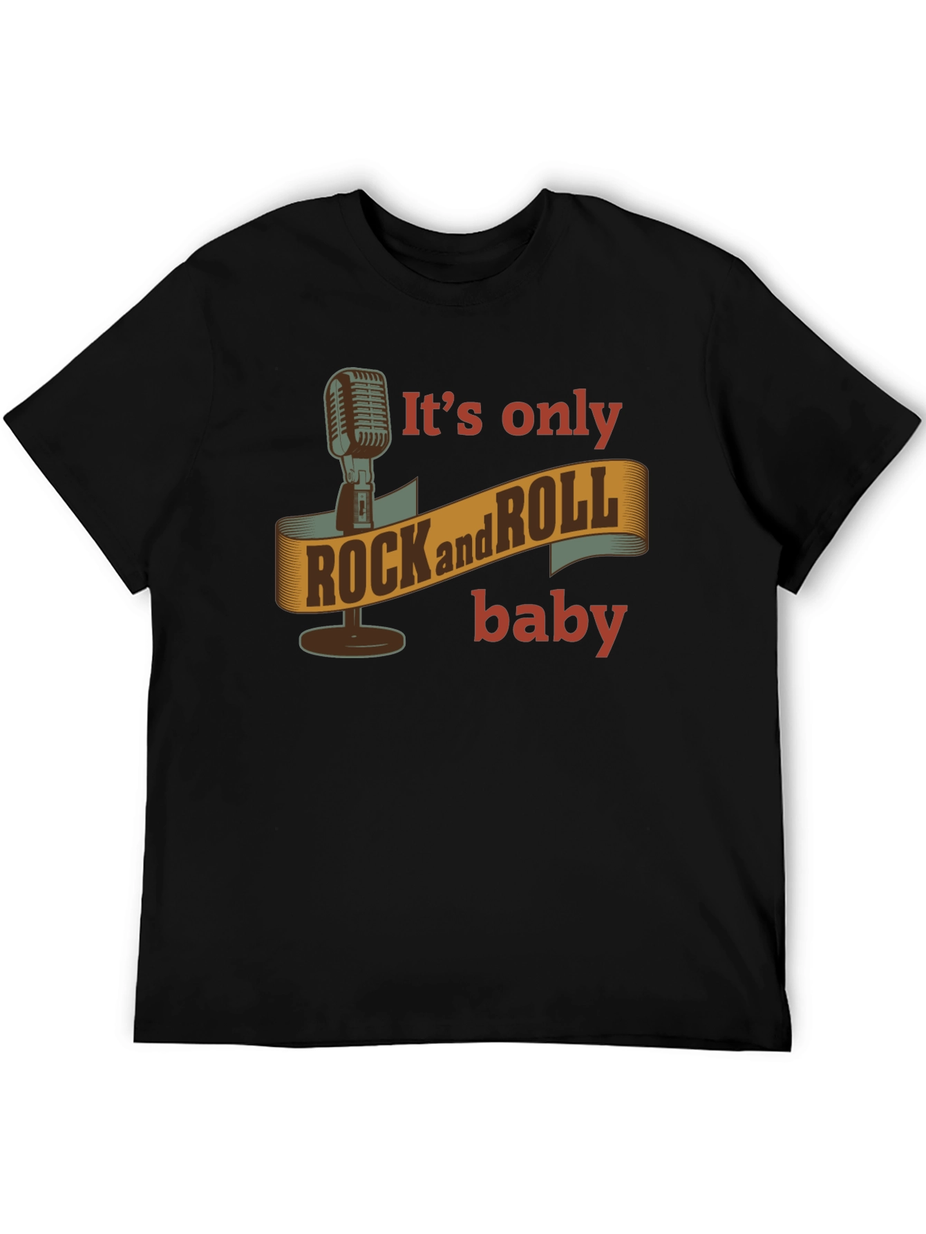 Black Rock and Roll Baby Graphic Tee view 5