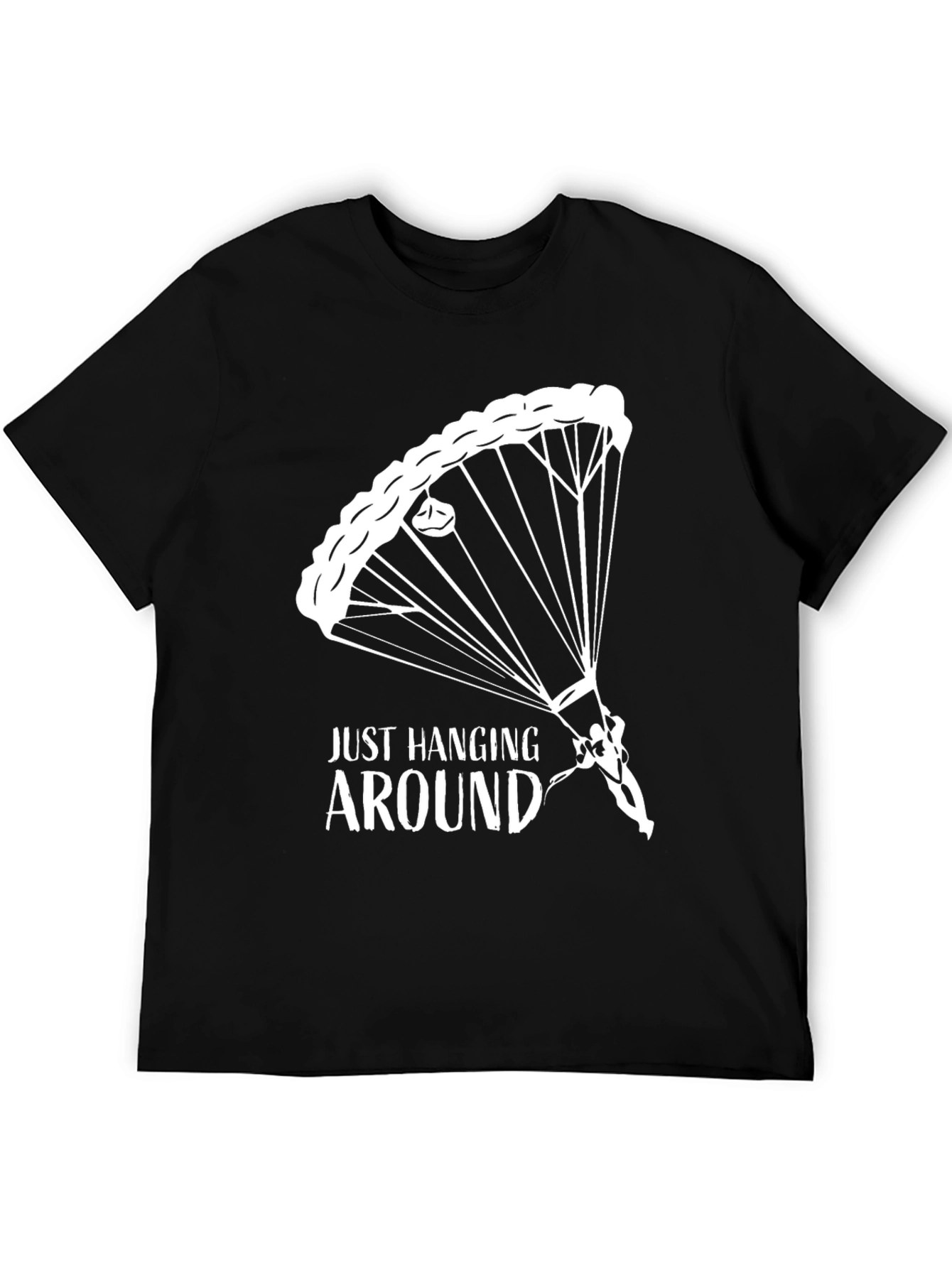 Black Just Hanging Around T-Shirt view 5