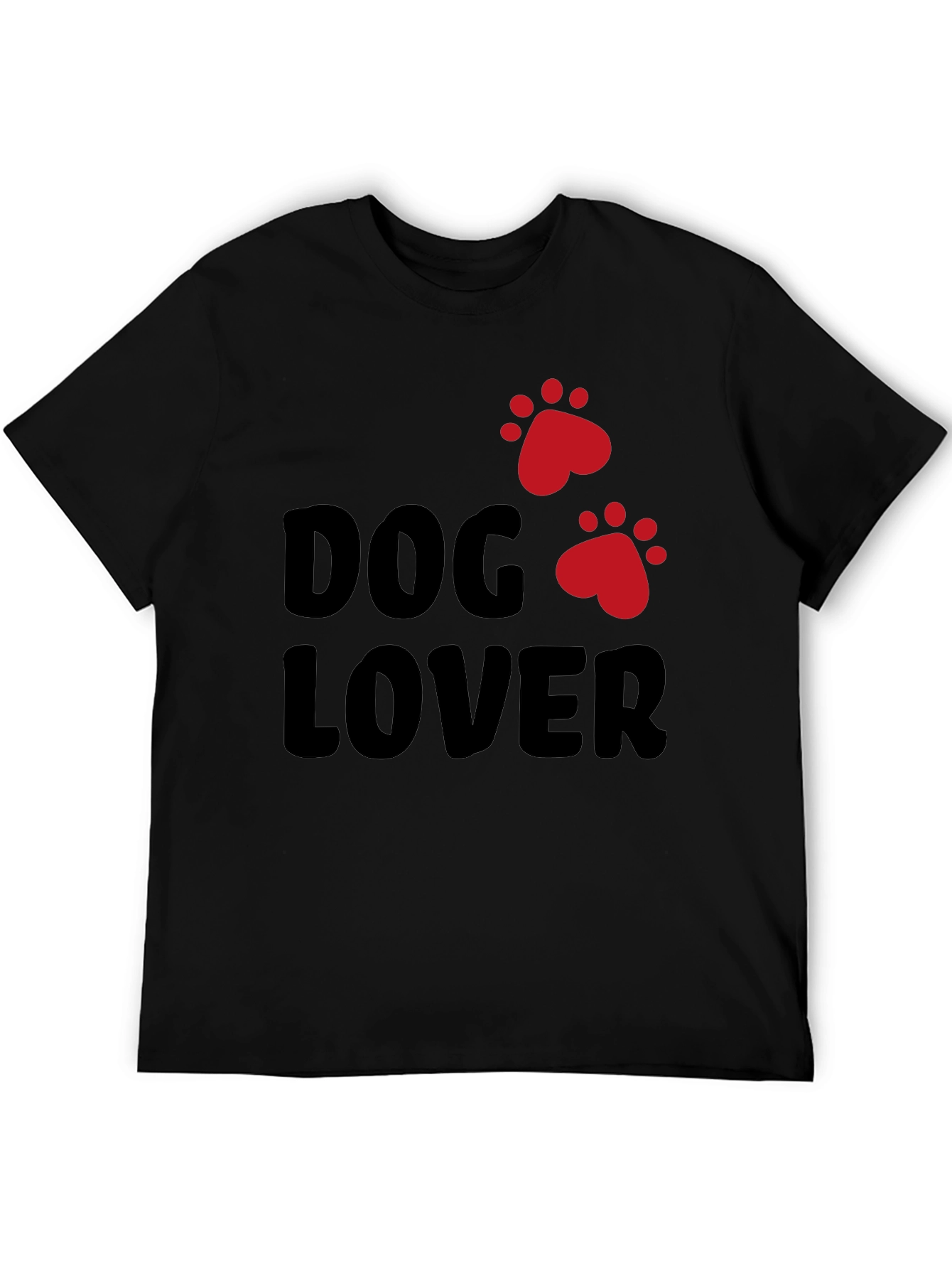 Black Dog Lover Graphic Tee - Casual Wear view 5