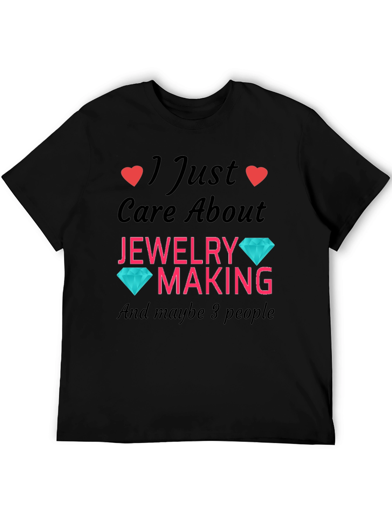 Black Jewelry Making Lover T-Shirt view 5