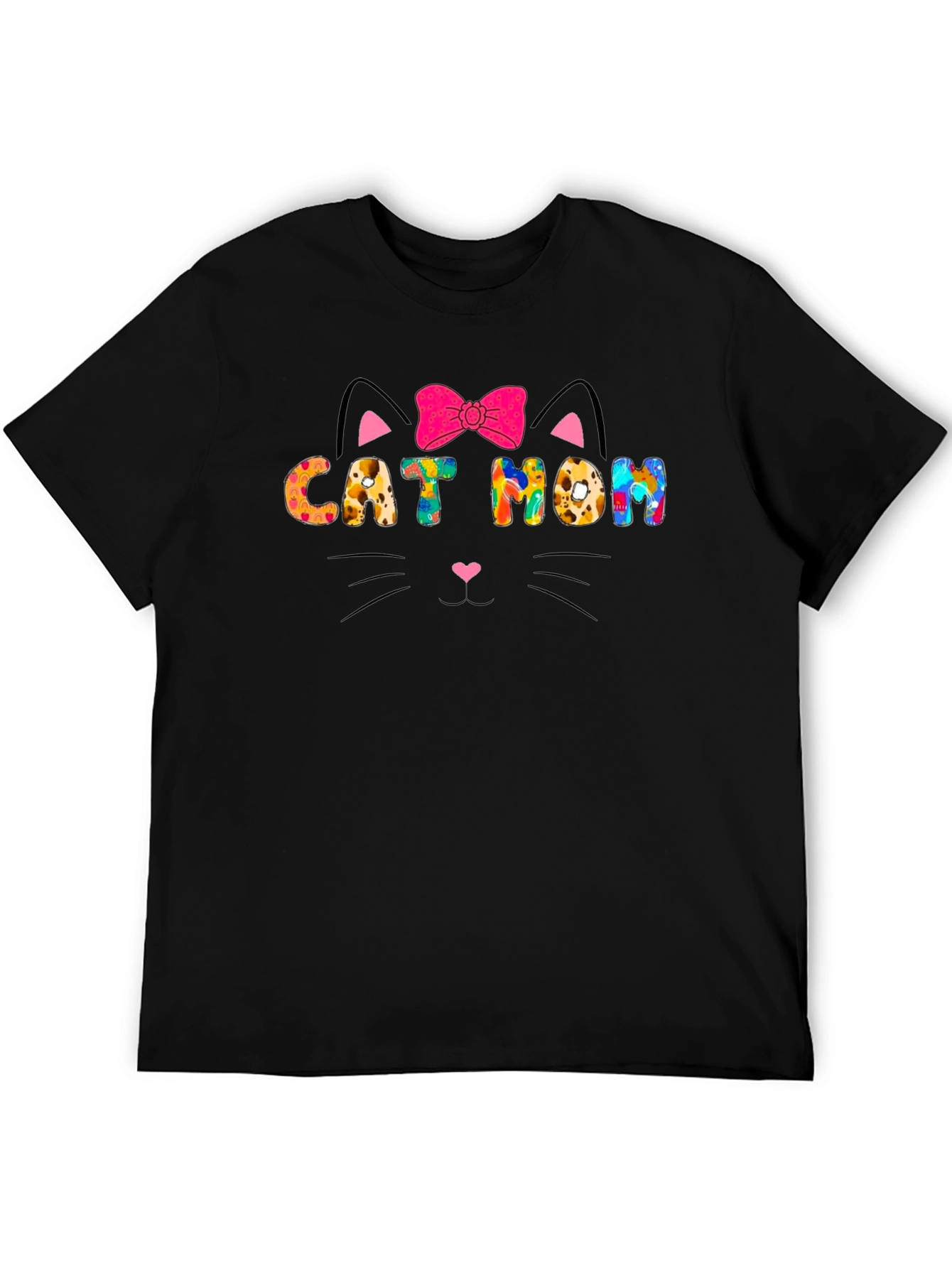 Black Cat Mom T-Shirt - Cute Cat Lover Tee view 5