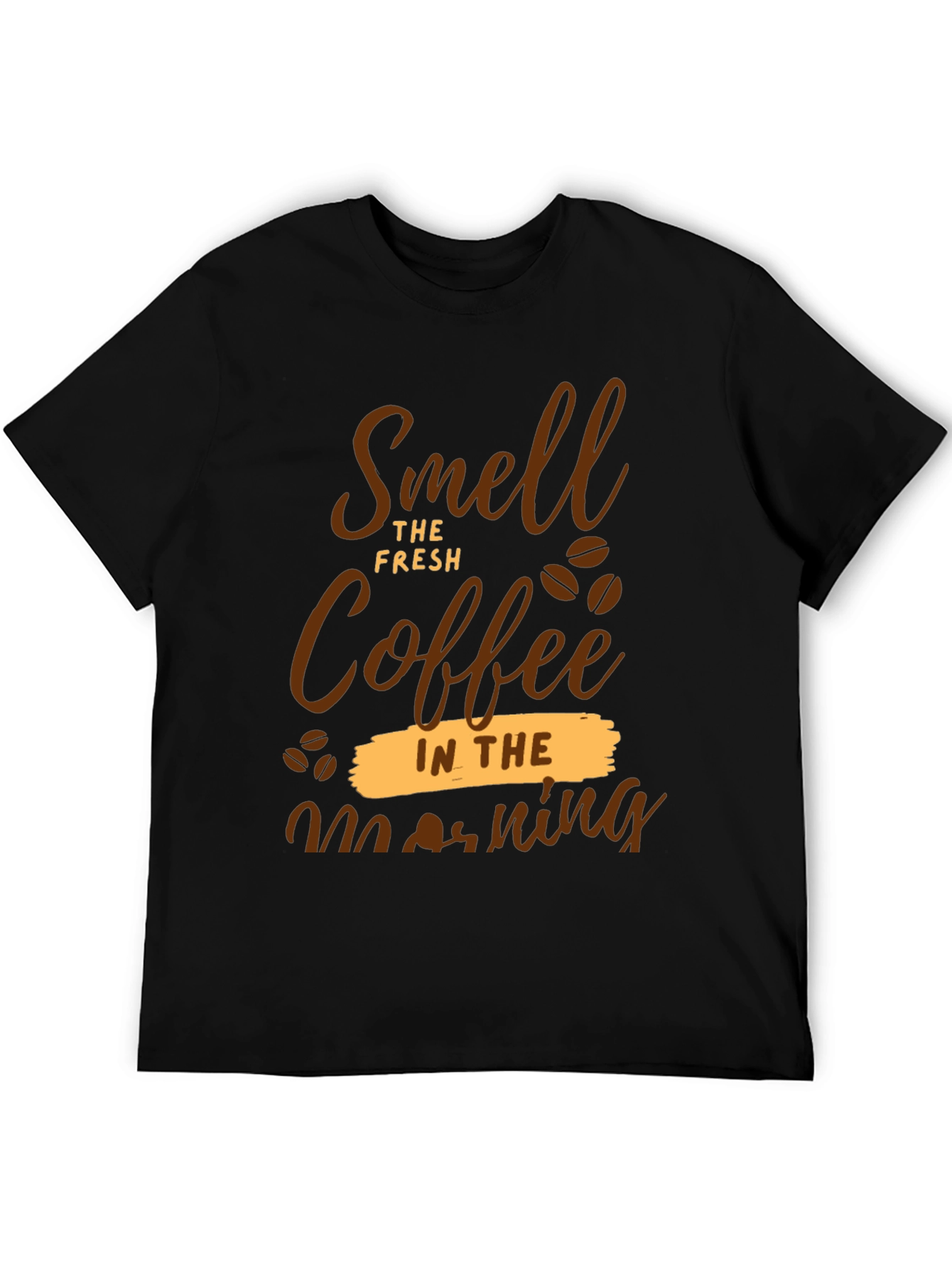 Black Smell The Fresh Coffee T-Shirt view 5