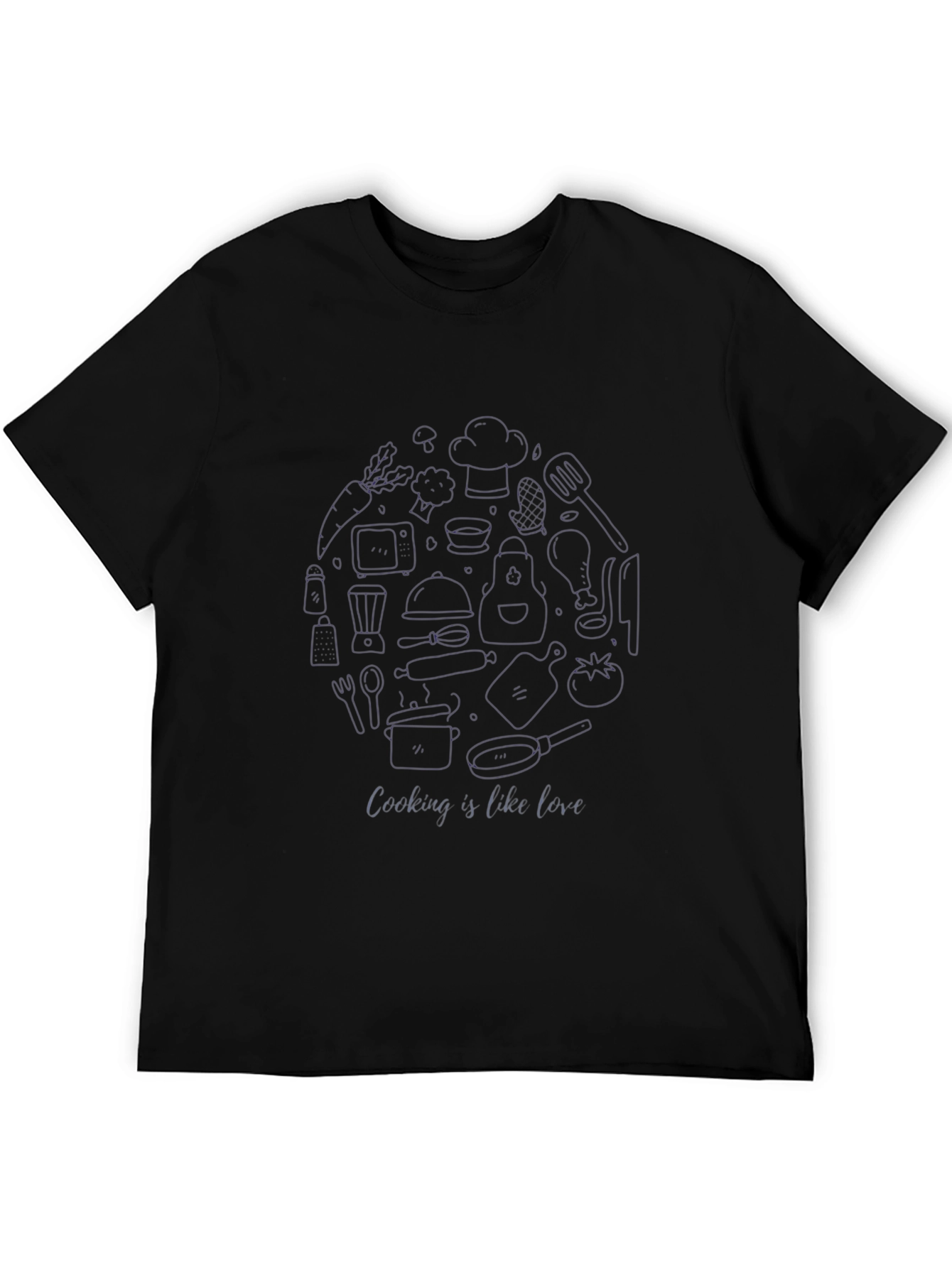 Black Cooking is Like Love T-Shirt view 5