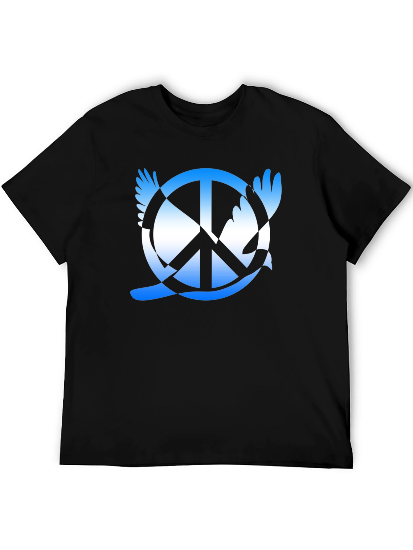 Black Peace Dove Graphic T-Shirt - Black view 5