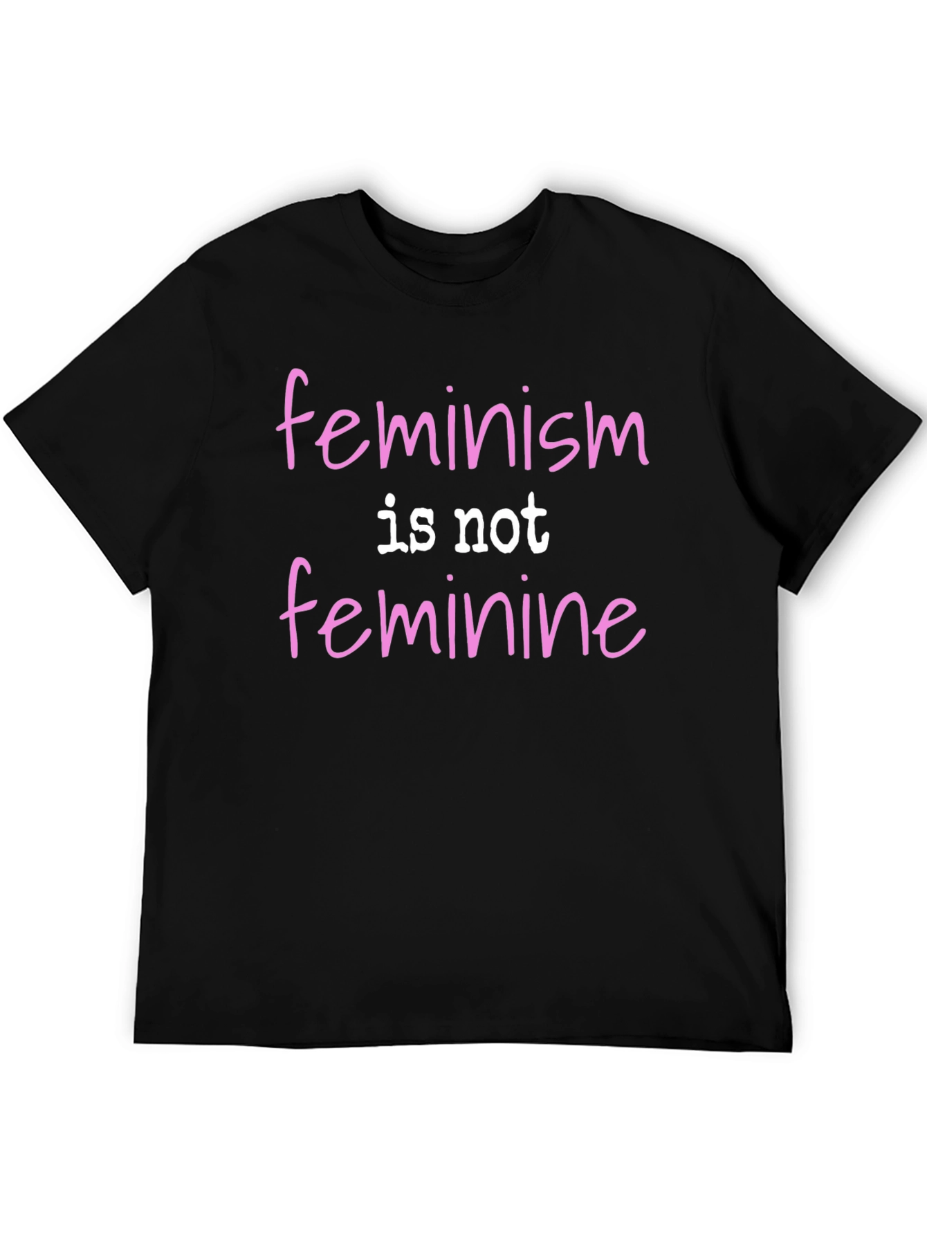Black Feminism Is Not Feminine Statement Tee view 5