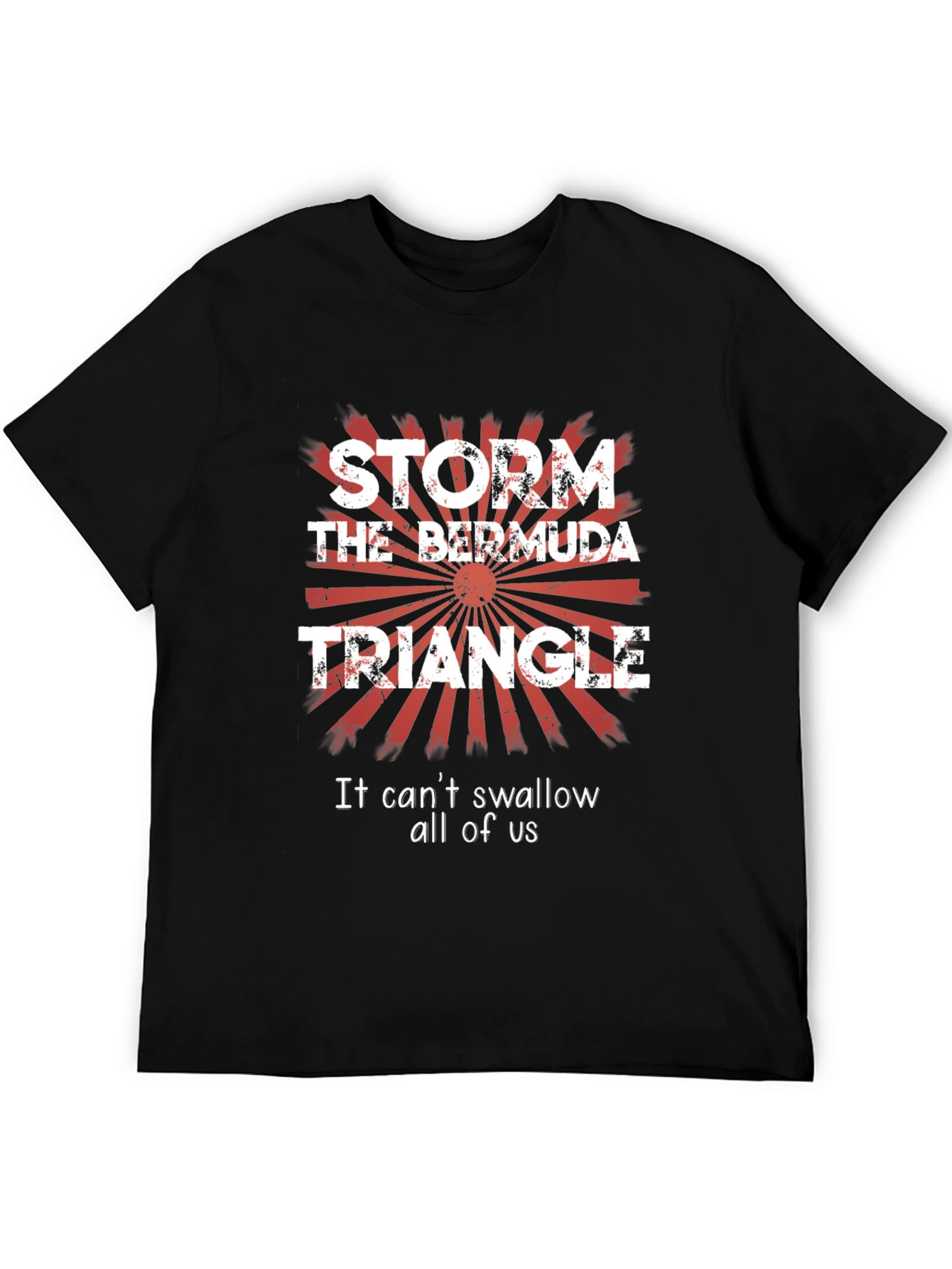 Black Storm the Bermuda Triangle Graphic T-Shirt view 5