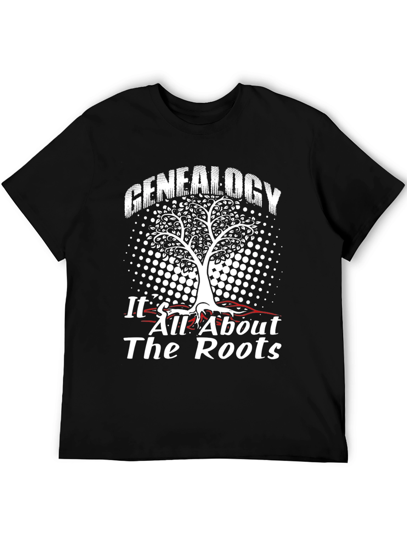 Black Genealogy T-Shirt: All About The Roots view 5