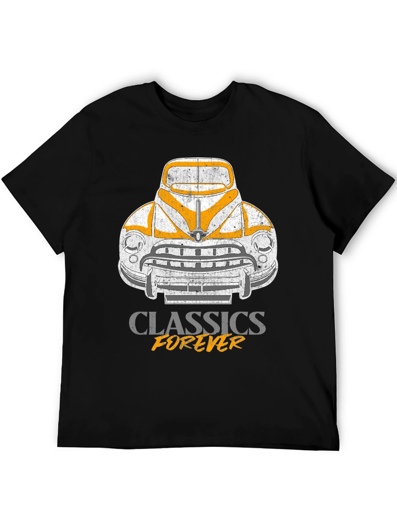 Black Classic Car Graphic T-Shirt - Forever in Style view 5