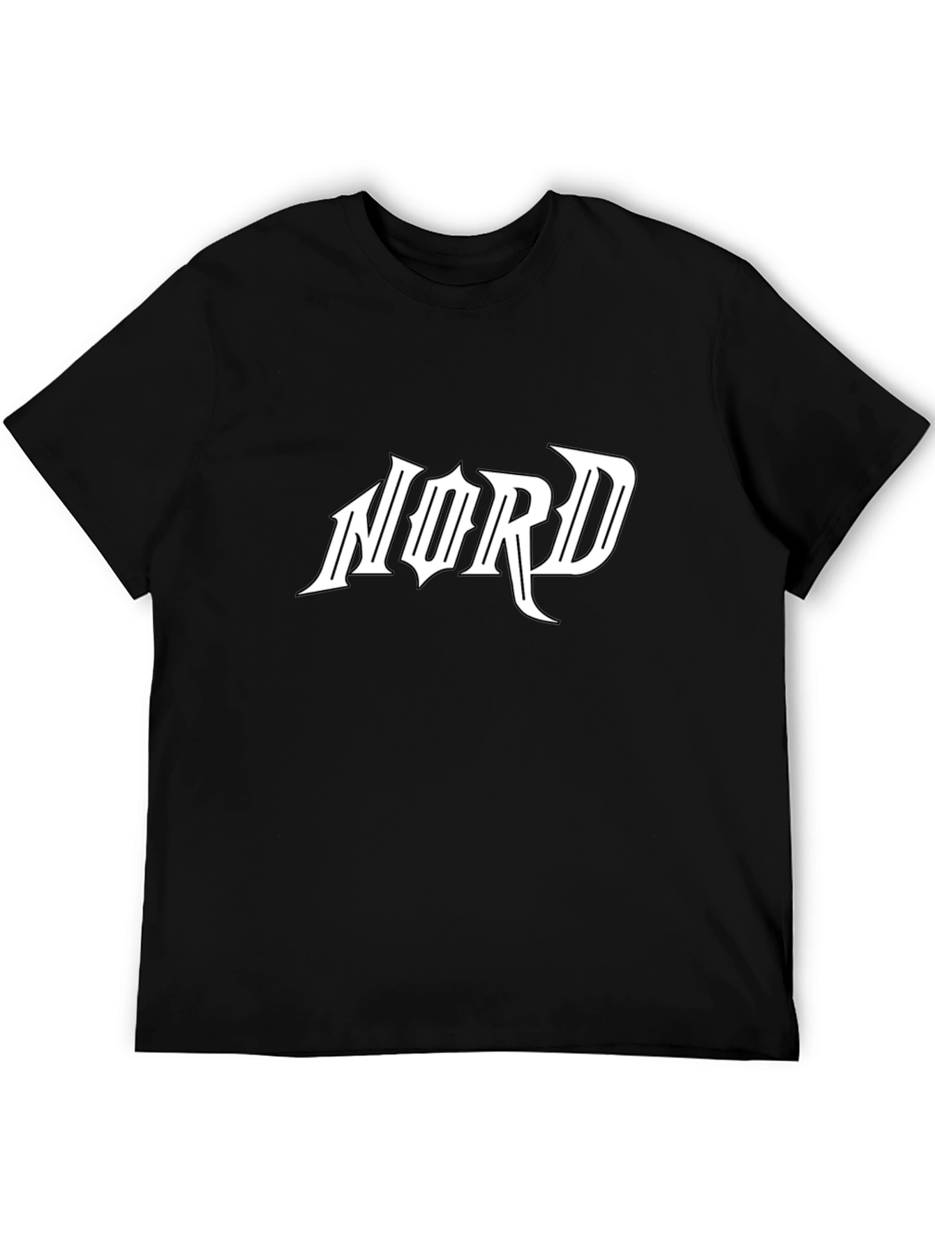 Black NORD Graphic Tee - Edgy Streetwear Style view 5