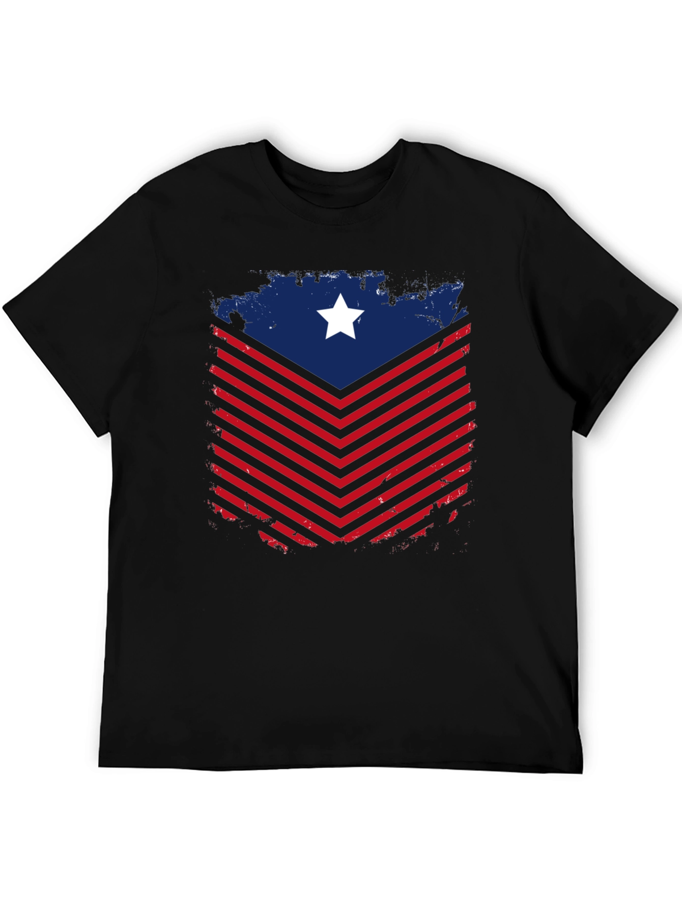 Black American Patriot Graphic Tee view 5