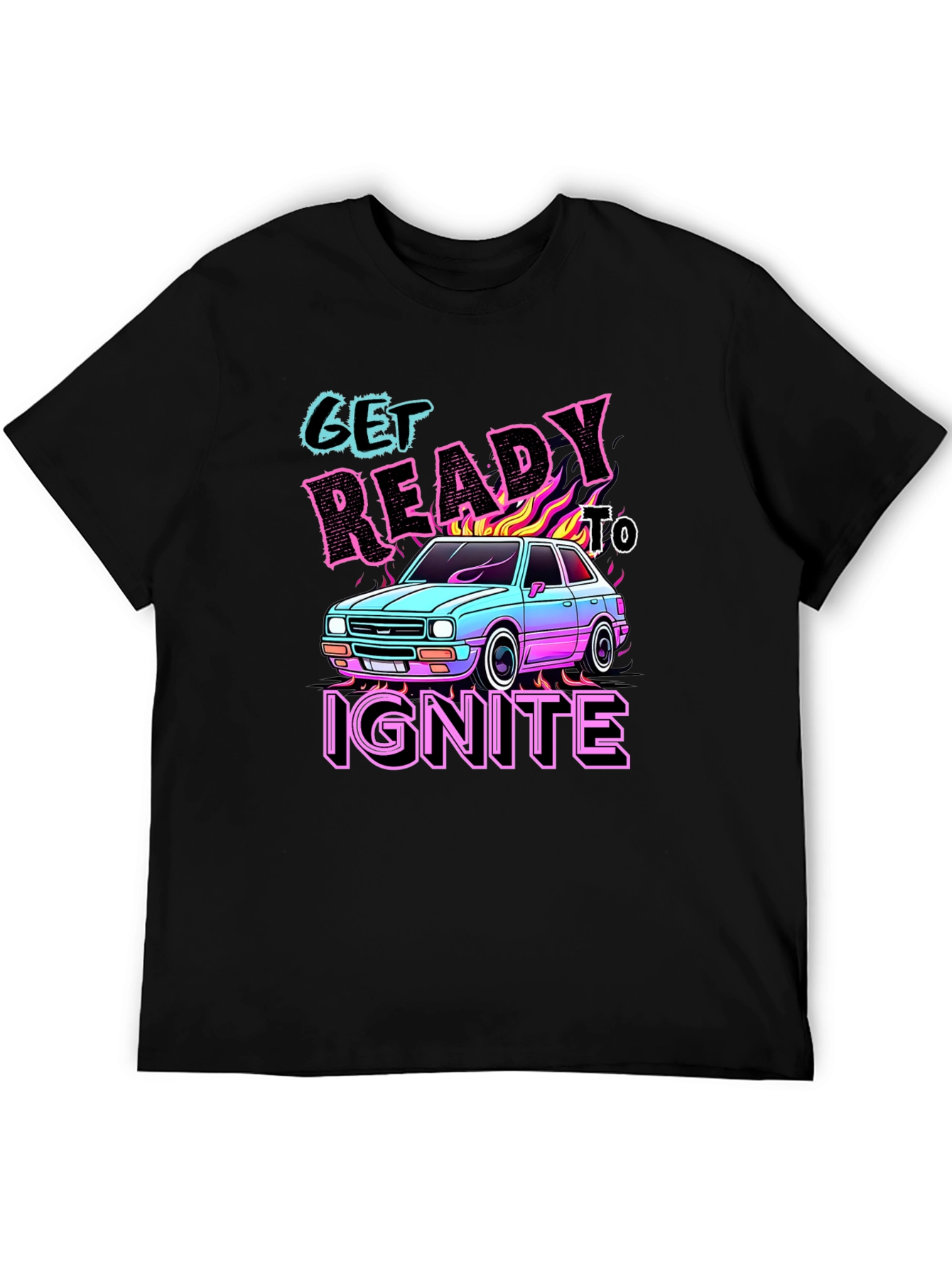 Black Get Ready to Ignite Graphic Tee view 5