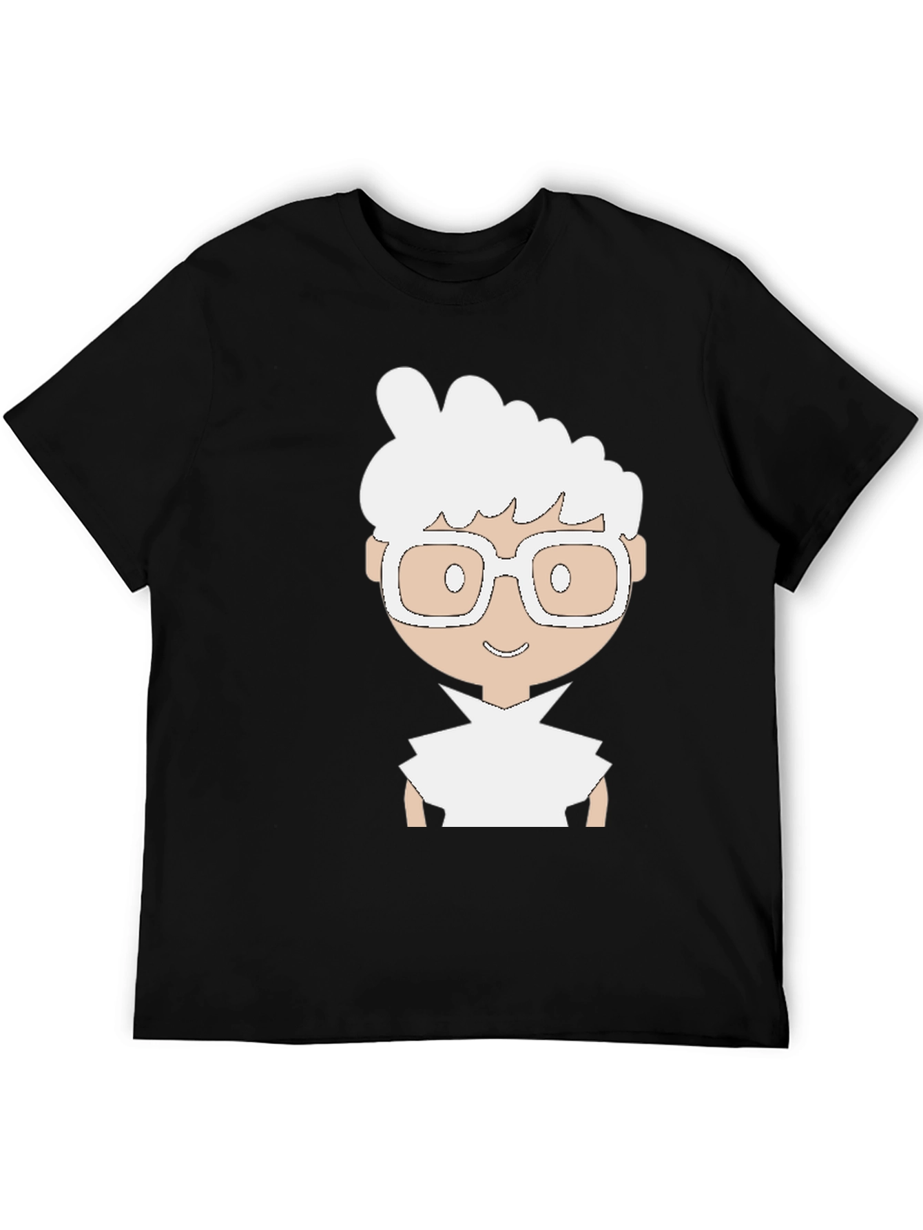 Black Cartoon Character T-Shirt view 5