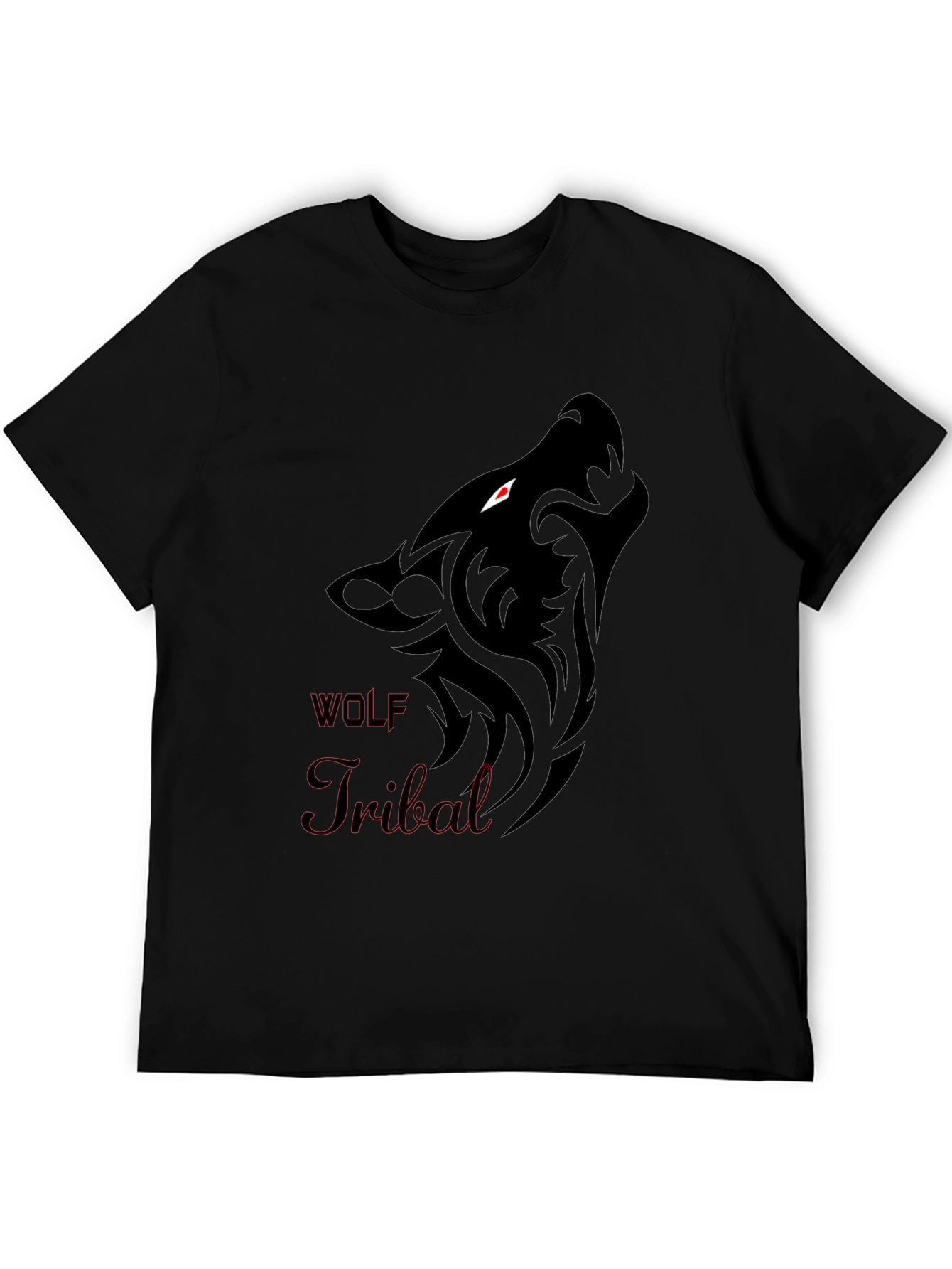 Tribal Wolf Graphic T-Shirt - Bold Design - 5