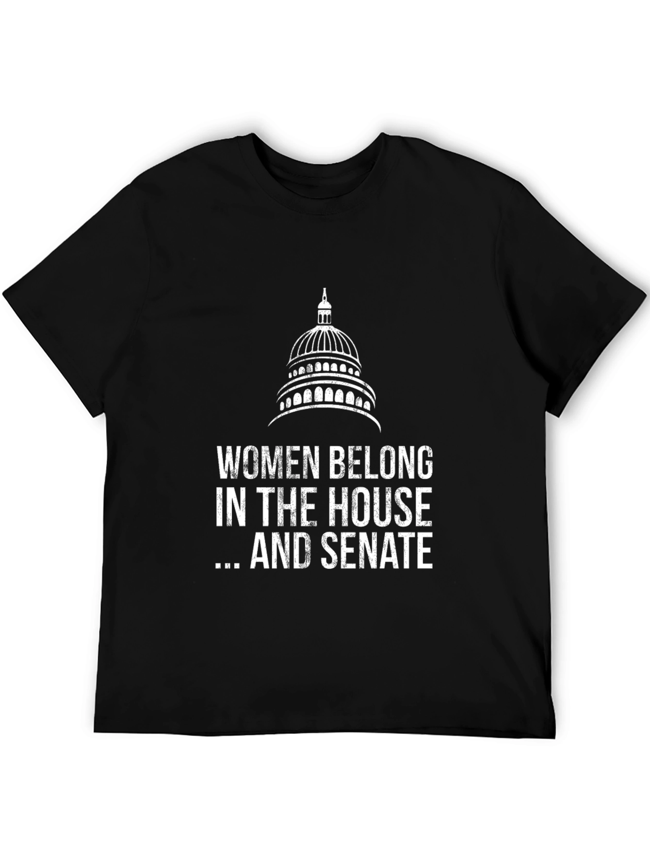 Black Women Belong In the House and Senate T-Shirt view 5