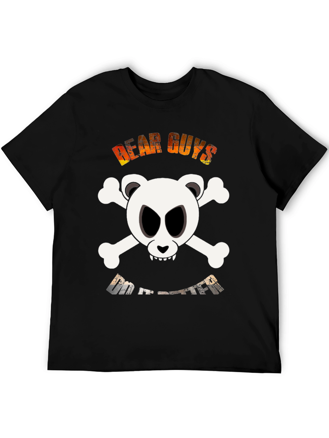 Black Bear Skull & Crossbones Graphic T-Shirt - Dear Guys Do It Better view 5