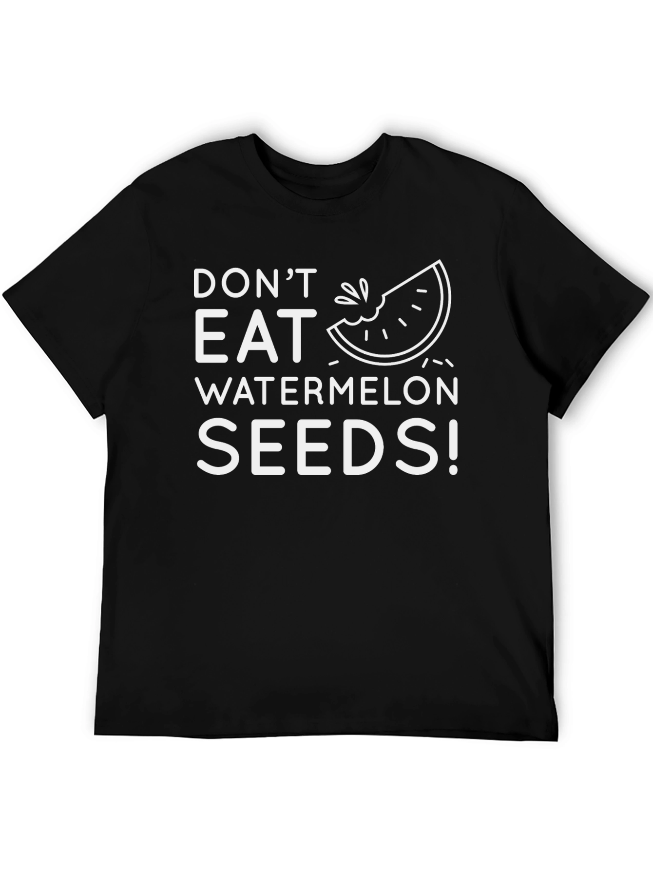 Black Don't Eat Watermelon Seeds Graphic Tee view 5
