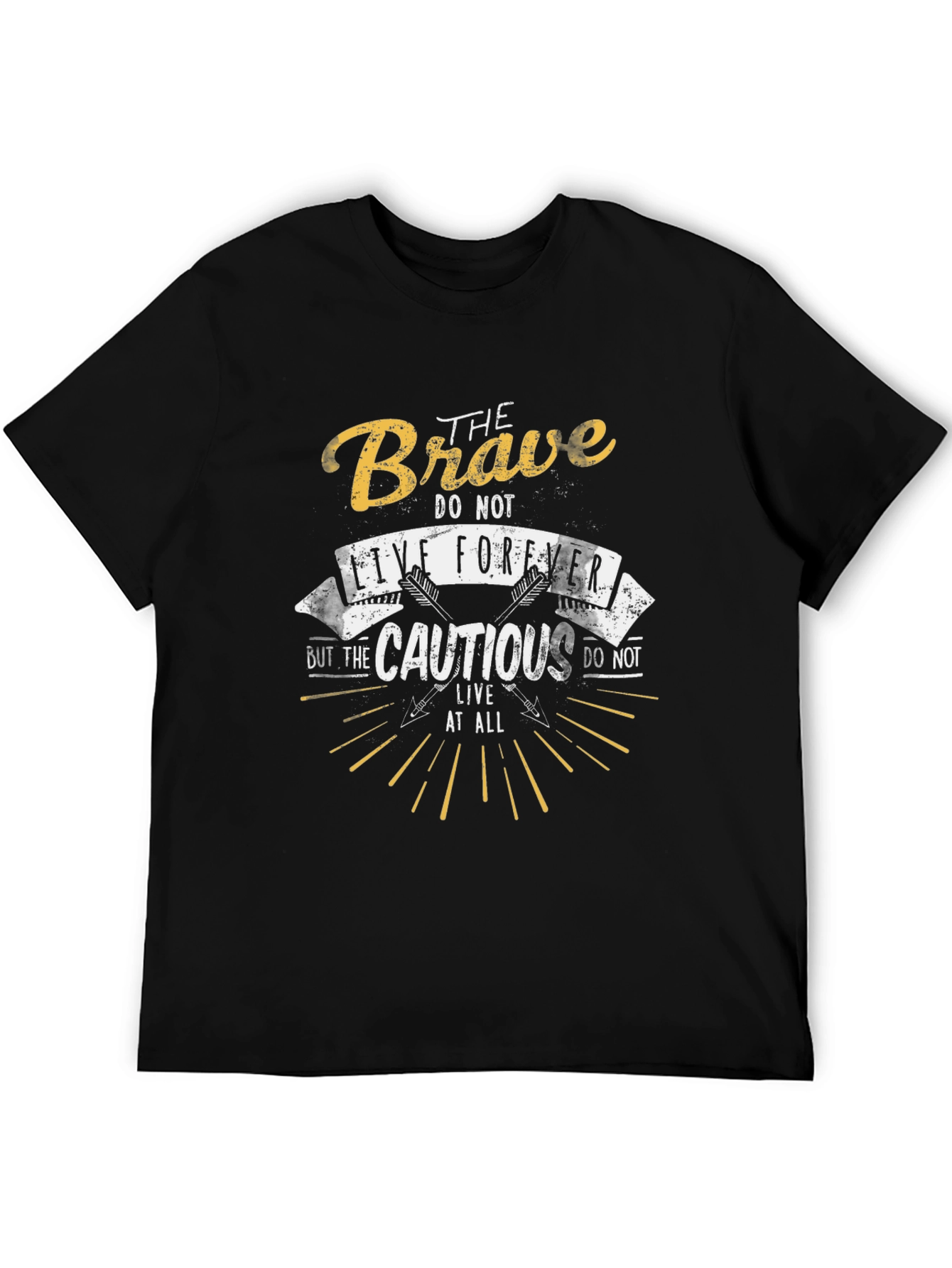 Black The Brave T-Shirt view 5