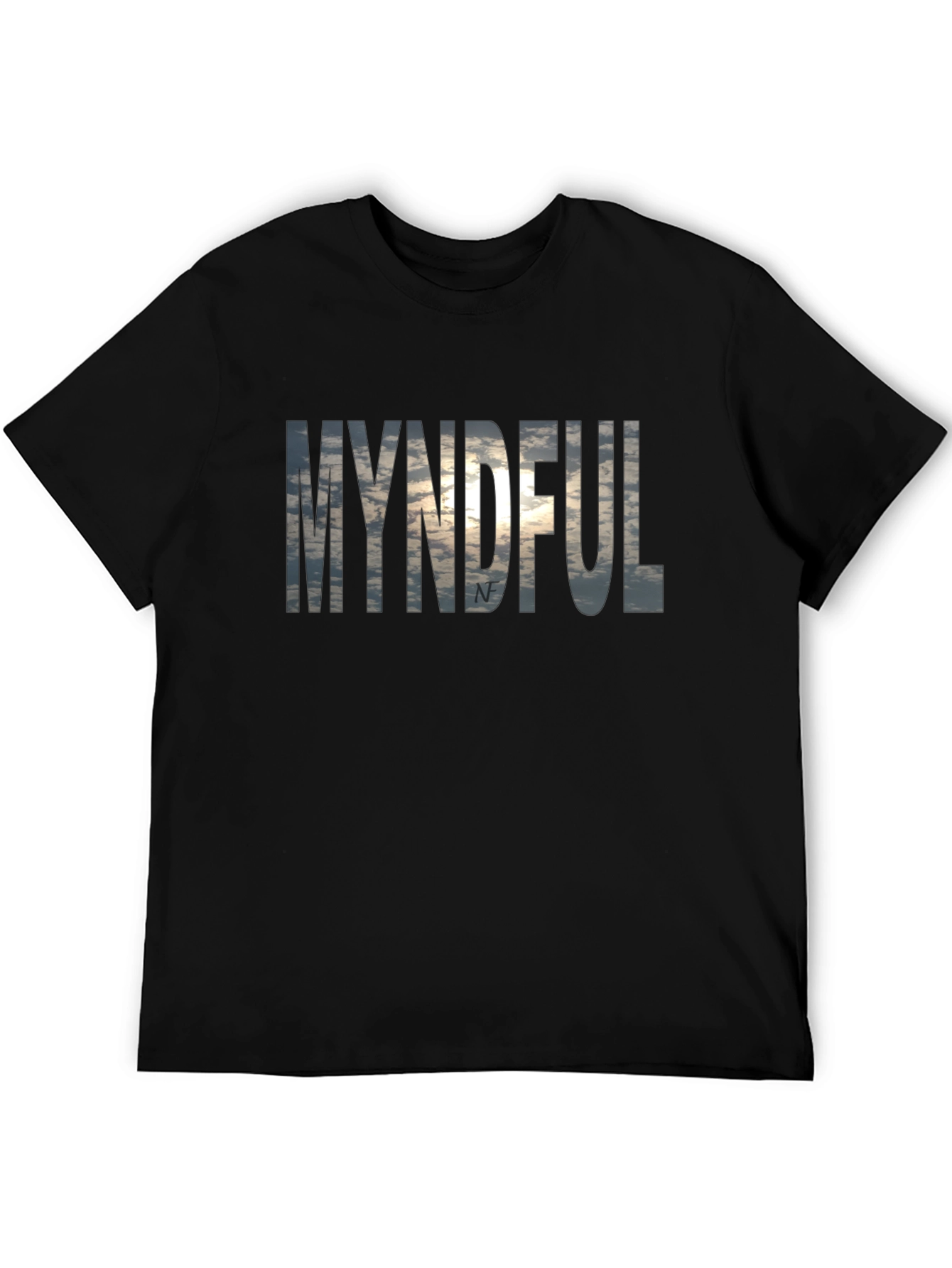 Black Myndful Graphic T-Shirt - Stylish Everyday Wear view 5