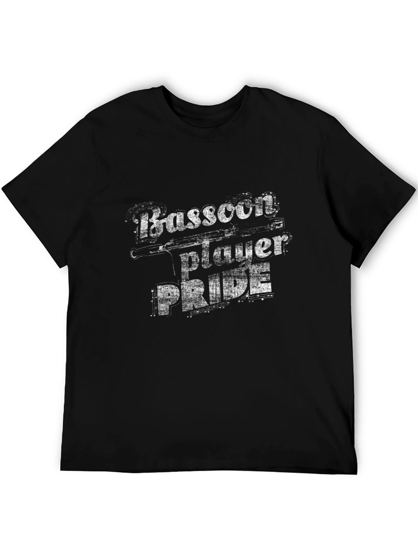 Black Bassoon Player Pride Graphic T-Shirt view 5