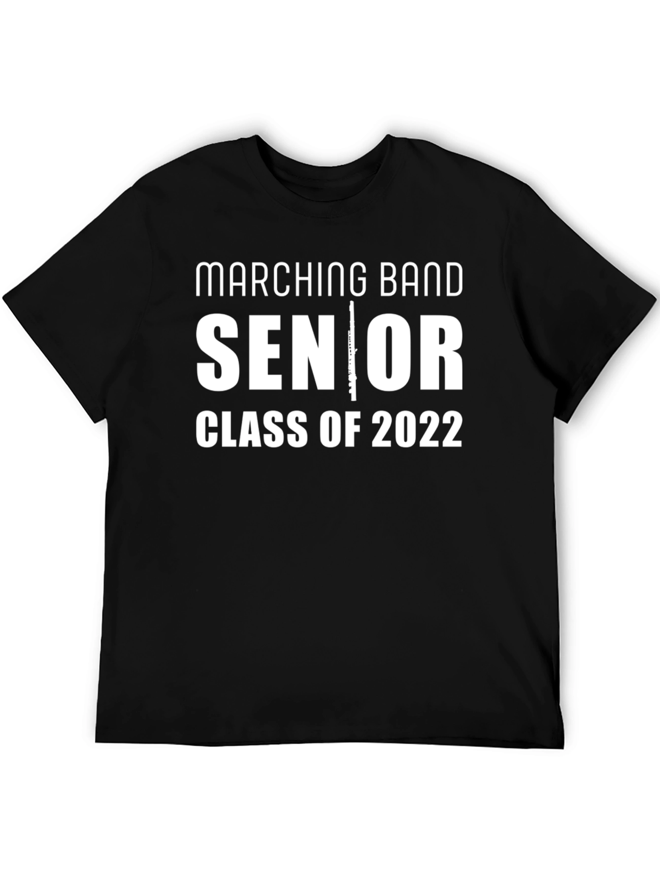 Black Marching Band Senior Class of 2022 T-Shirt view 5