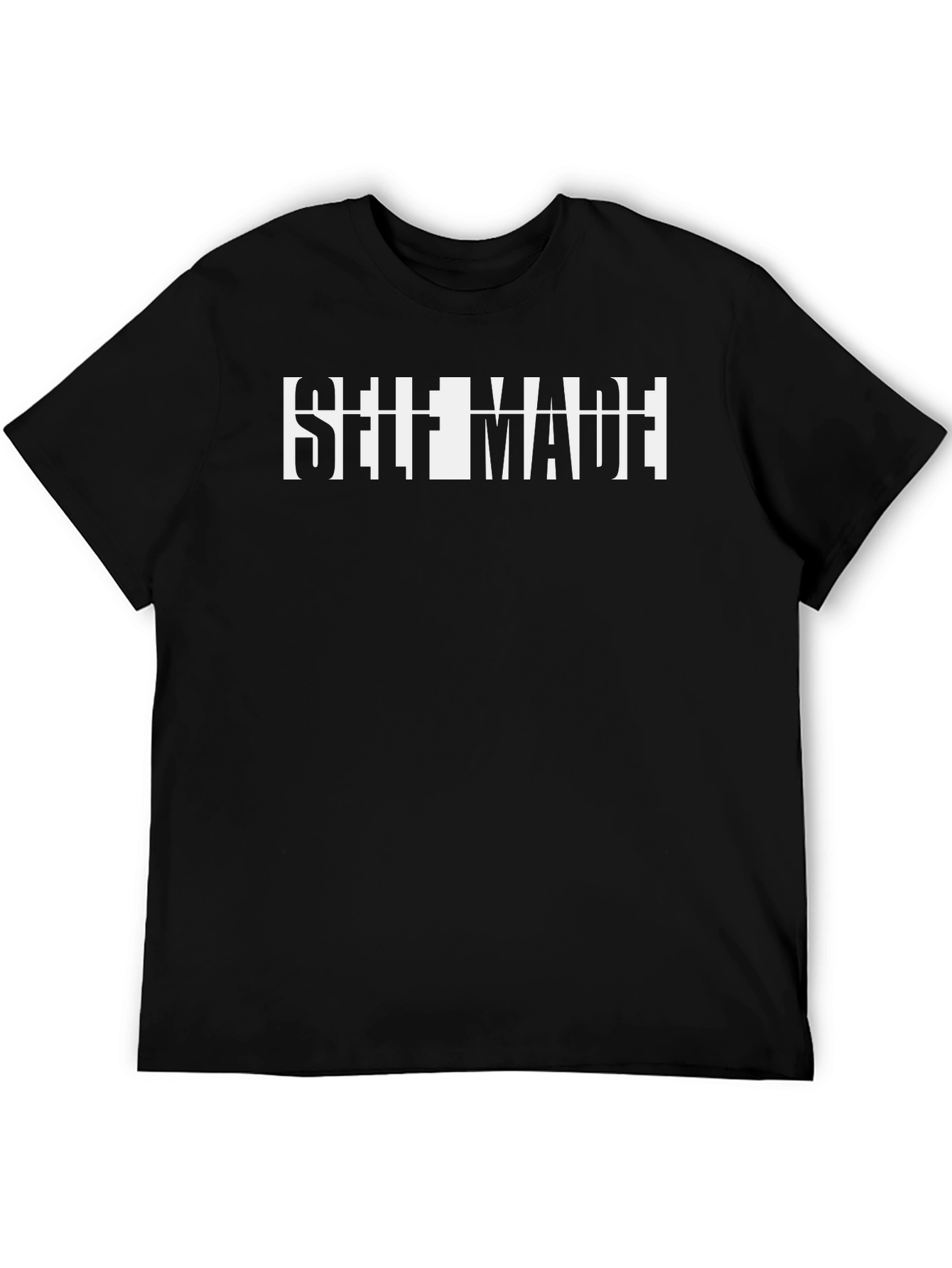 Black Self Made Graphic Tee - Black view 5