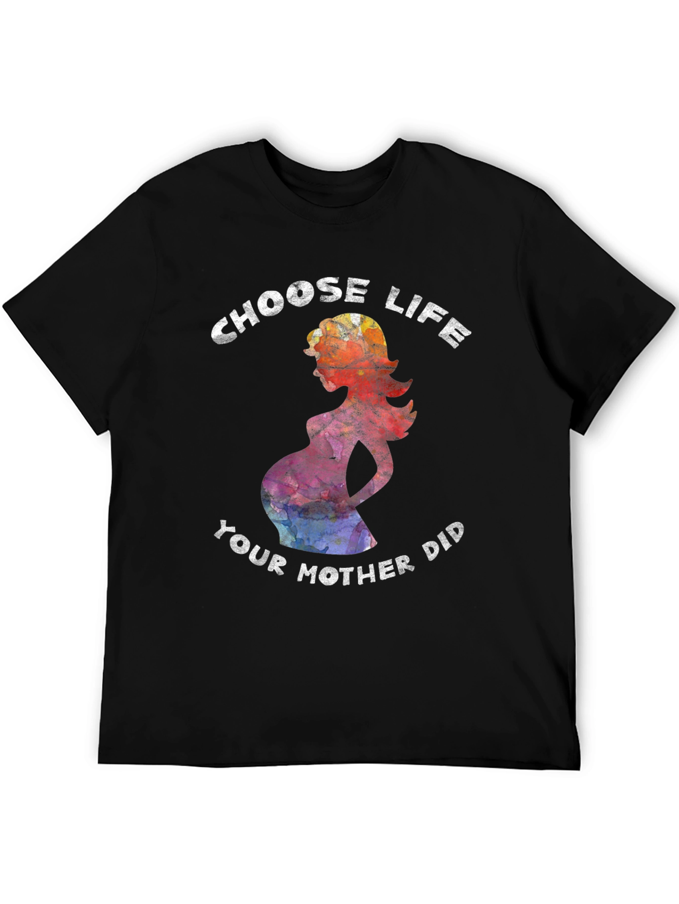 Black Choose Life Graphic Tee view 5