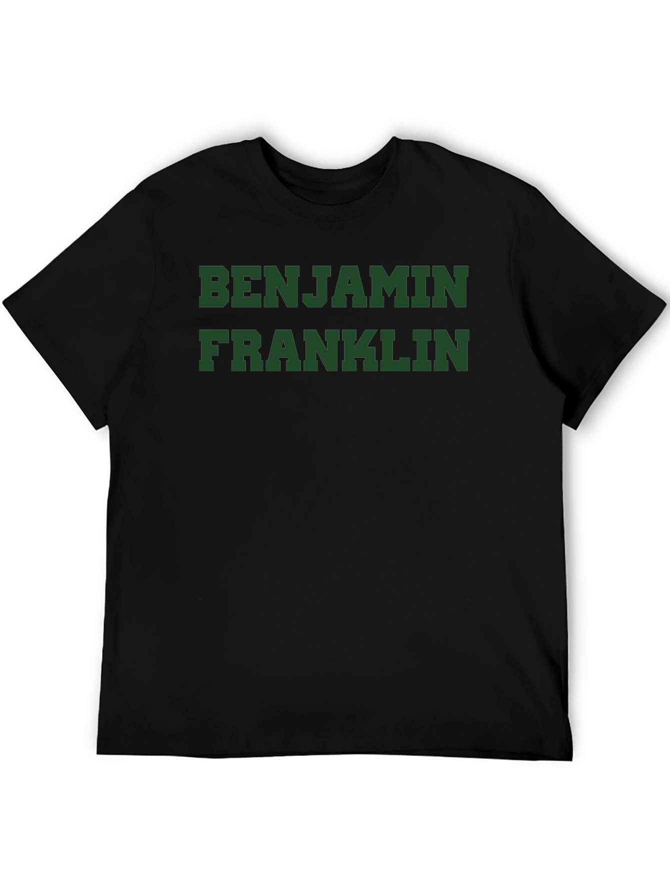 Black Benjamin Franklin Graphic T-Shirt view 5