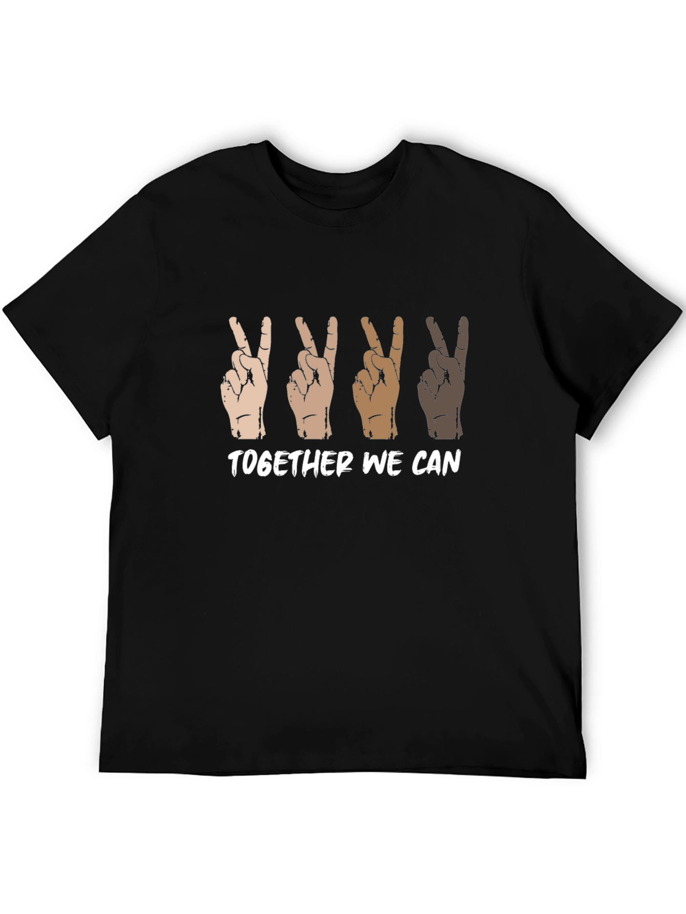 Black Together We Can Equality T-Shirt view 5