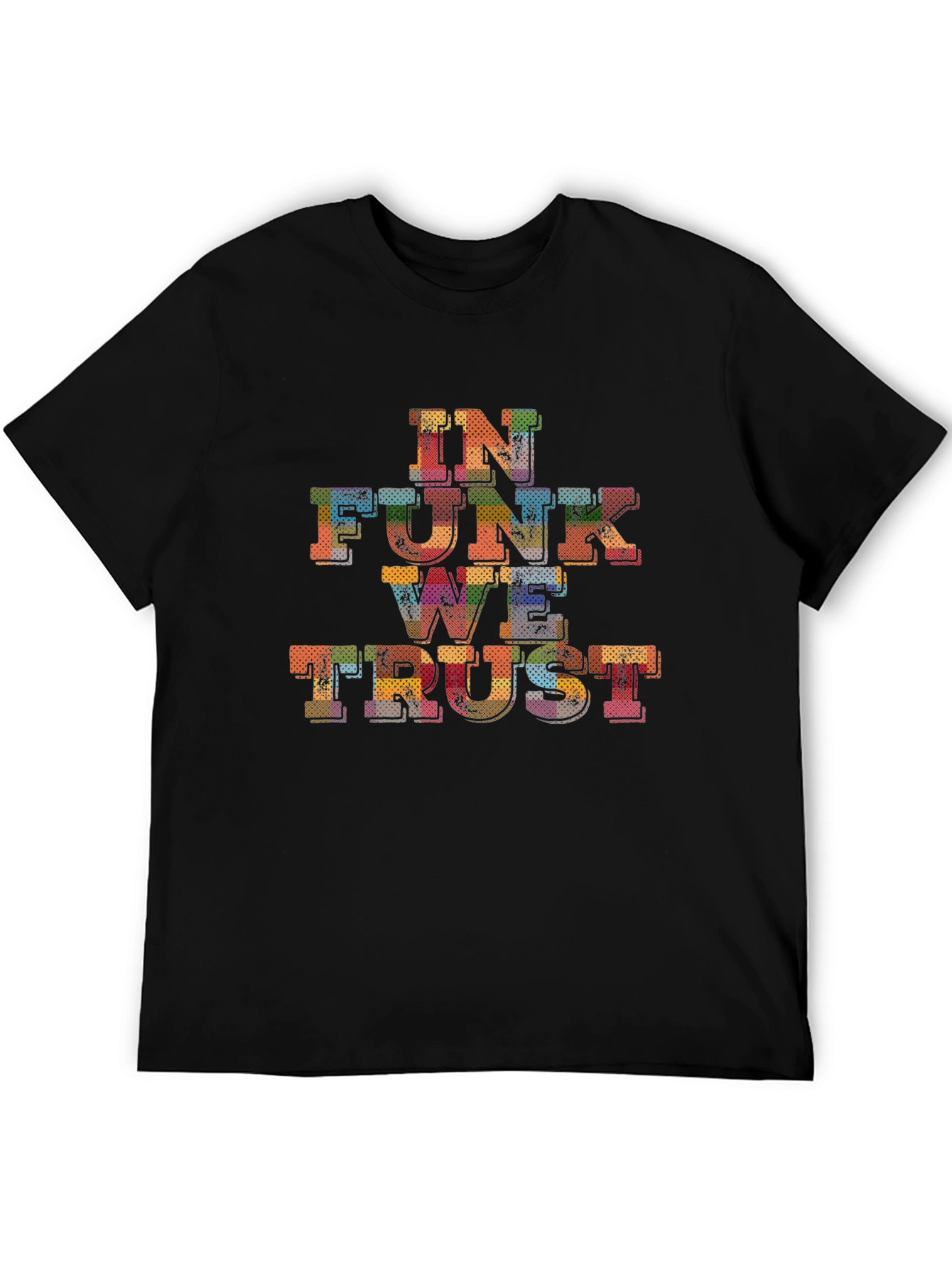 Black In Funk We Trust Graphic T-Shirt view 5