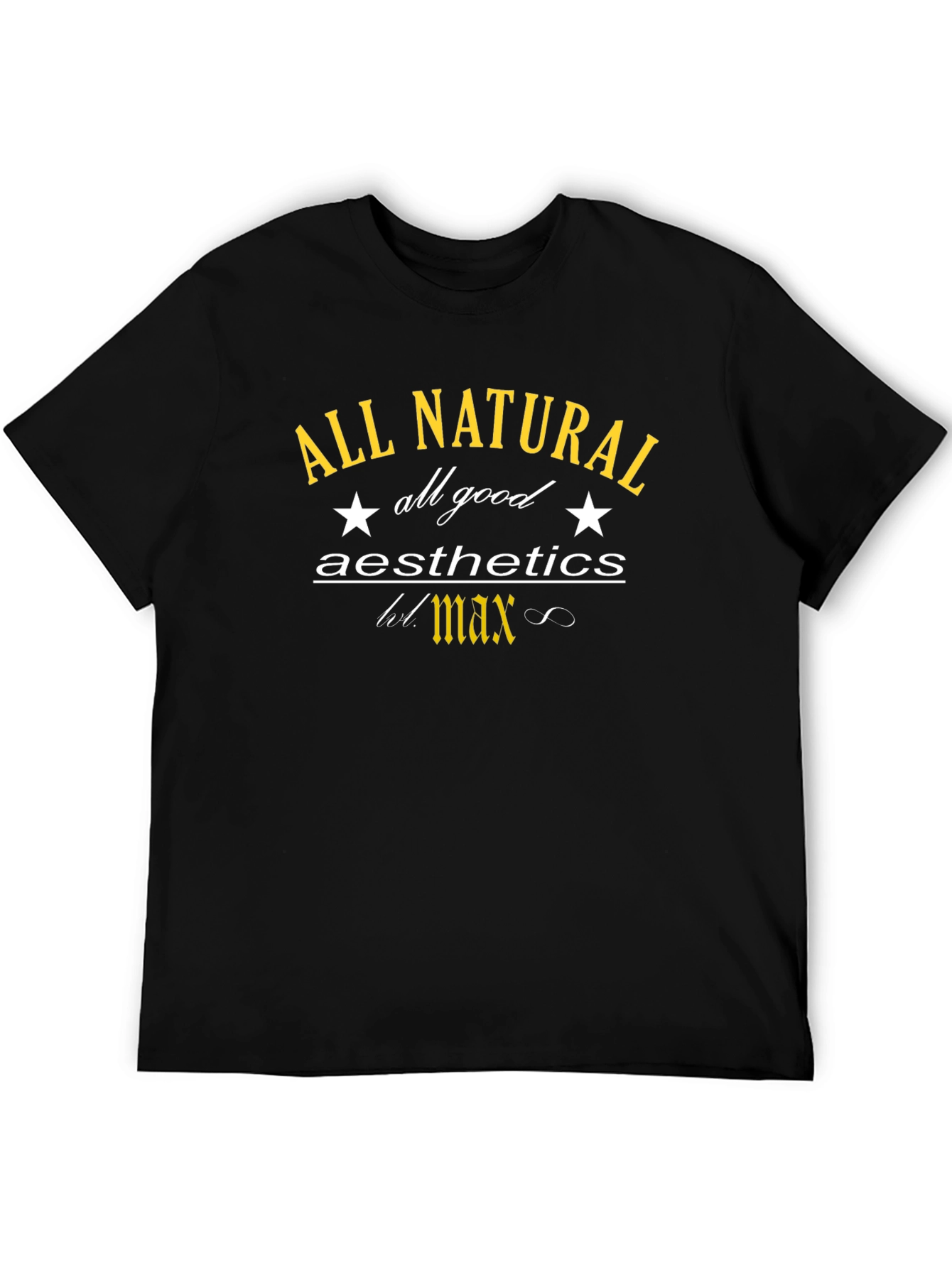 All Natural Aesthetics Black Graphic Tee - 5