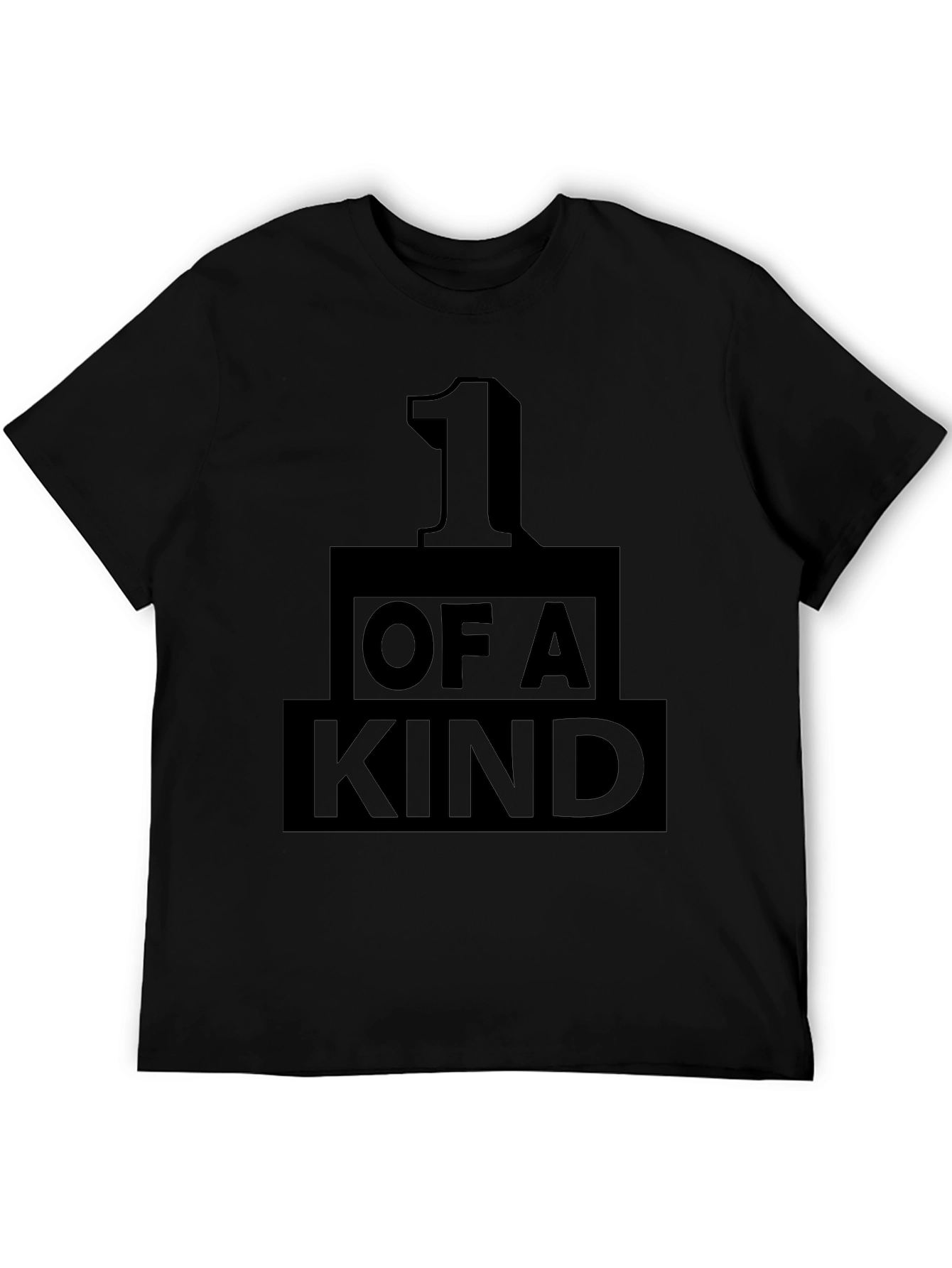 Black One of a Kind Black Graphic Tee view 5
