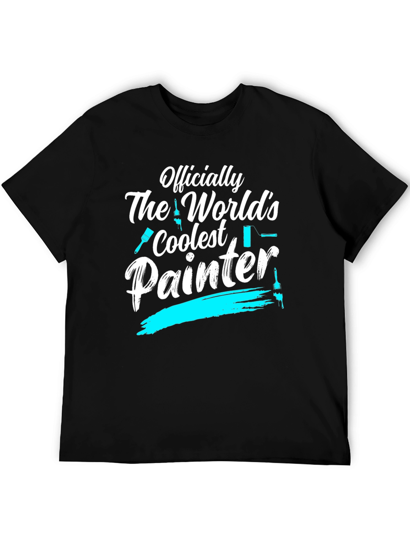 Black Coolest Painter T-Shirt view 5