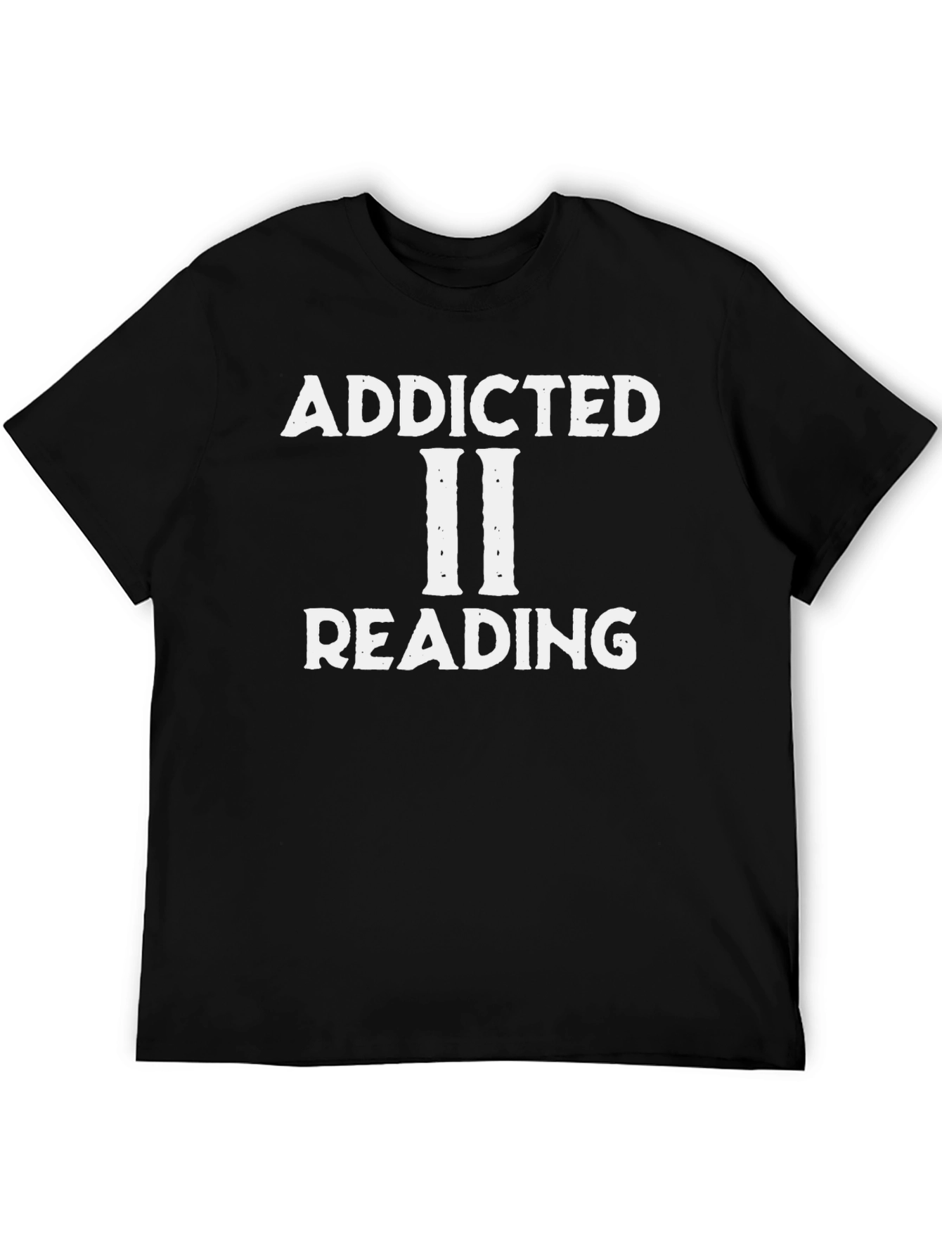 Black Addicted II Reading T-Shirt - Black view 5