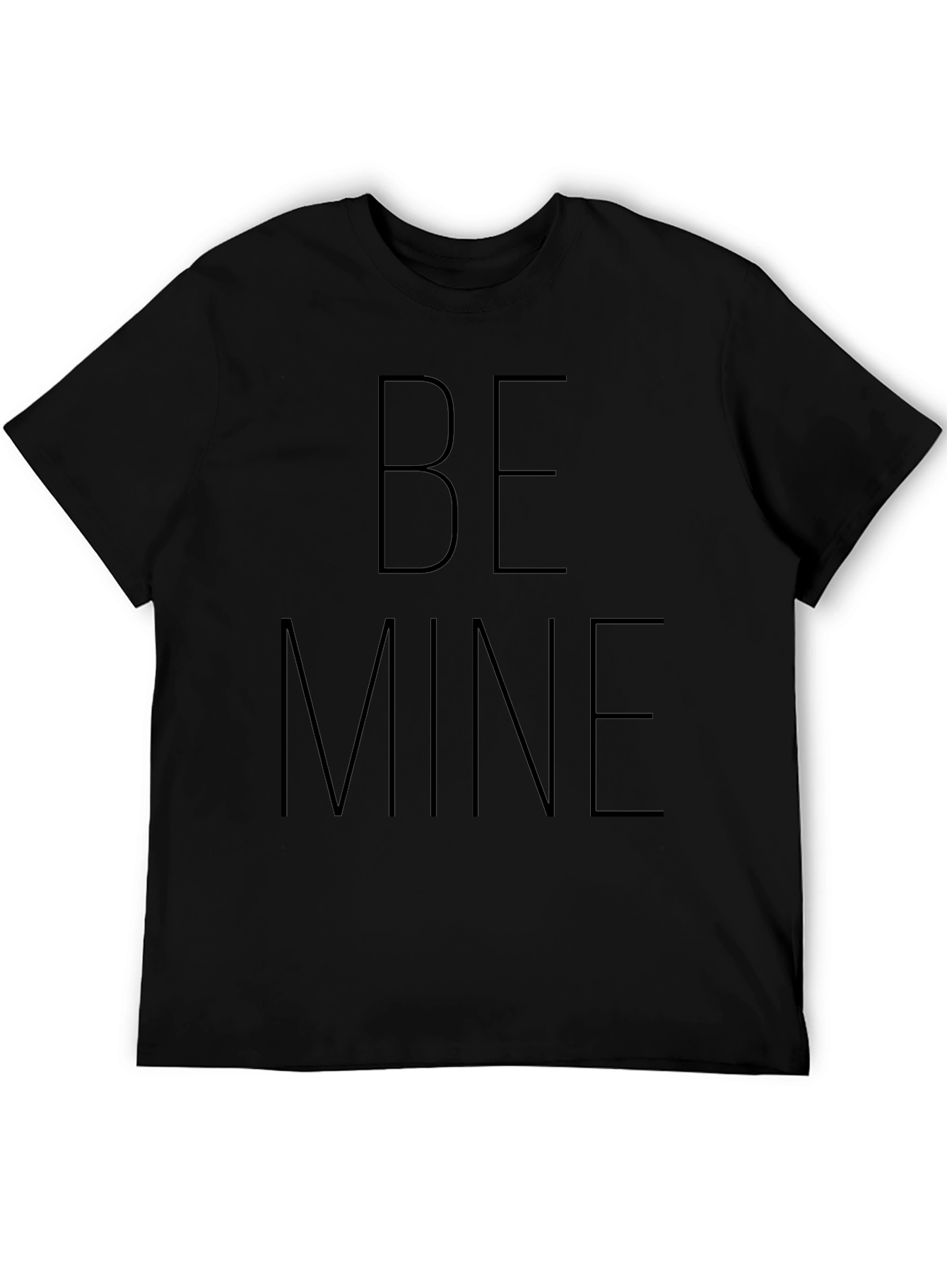 Black Be Mine Graphic Tee - Black Crew Neck view 5