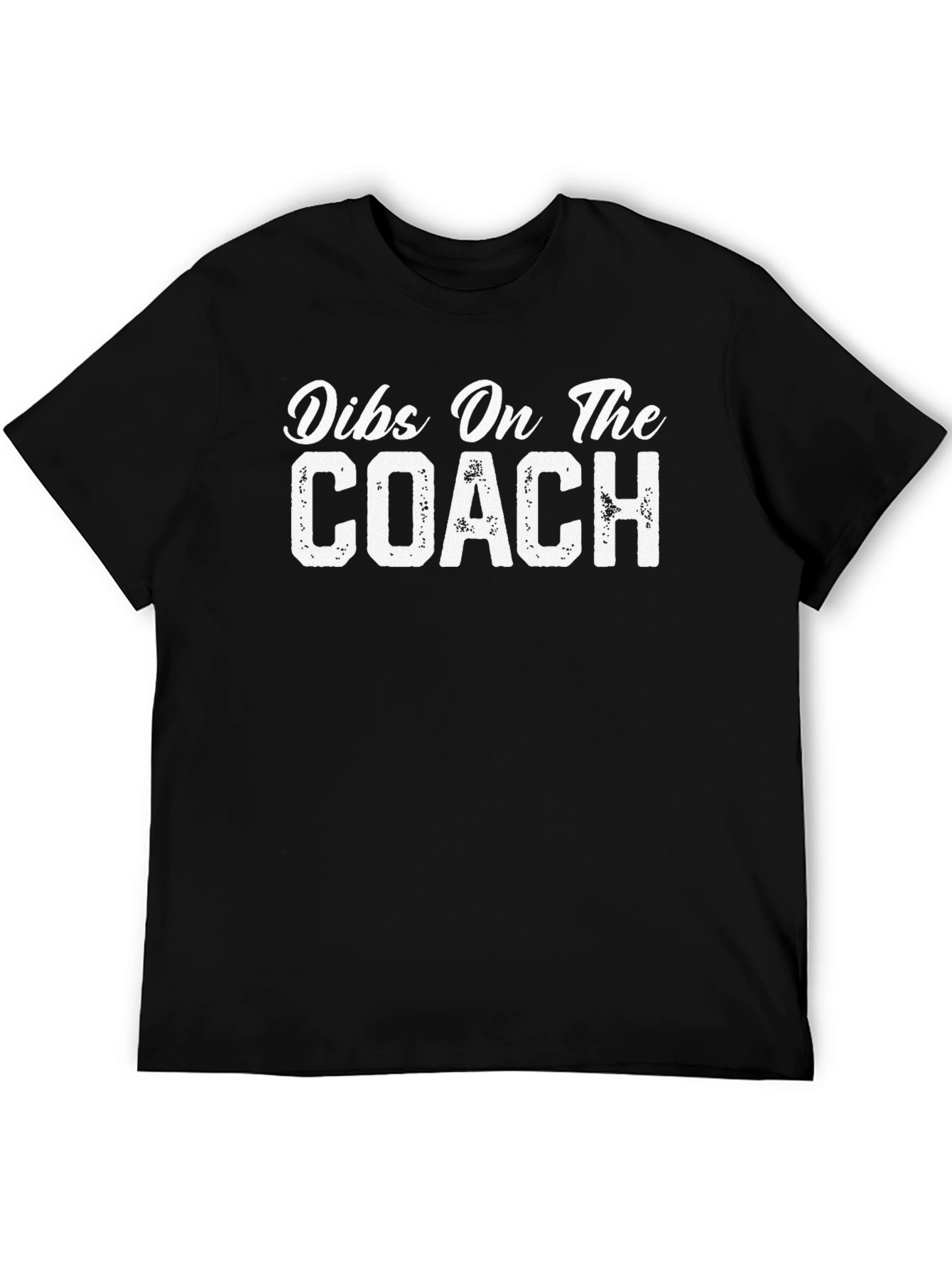 Black Dibs On The Coach Graphic Tee Shirt view 5