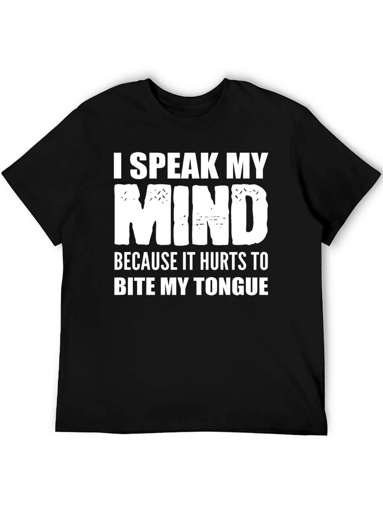 Black Speak My Mind Black Tee view 5