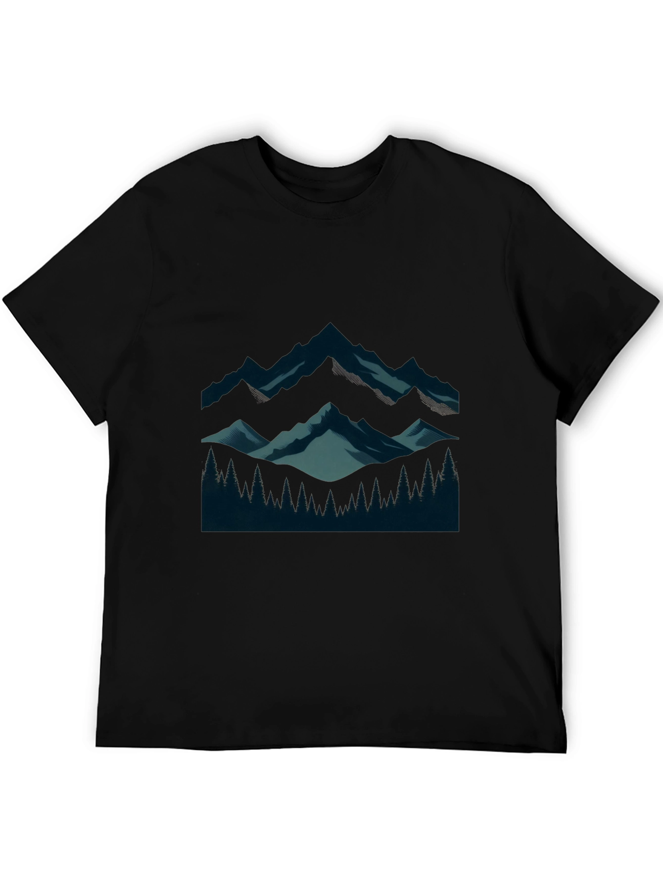 Black Mountain Vista Graphic Tee - Soft Cotton Comfort view 5