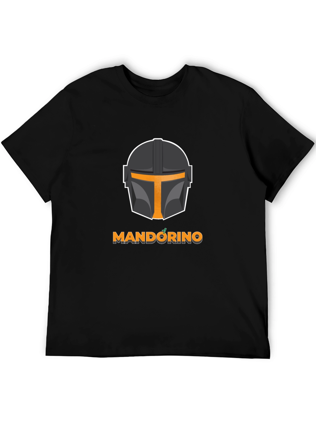Black Mandorino T-Shirt - Mandalorian Inspired Black Tee view 5