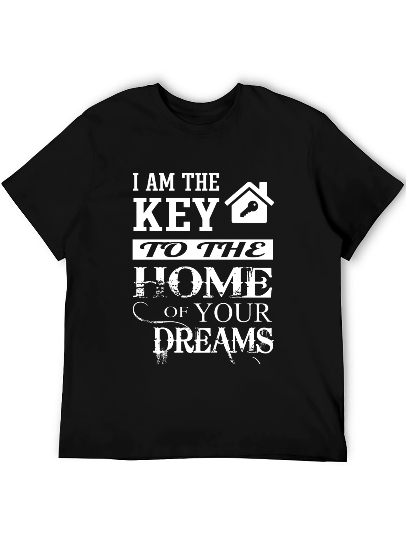 Black Key to Your Dreams Realtor T-Shirt view 5