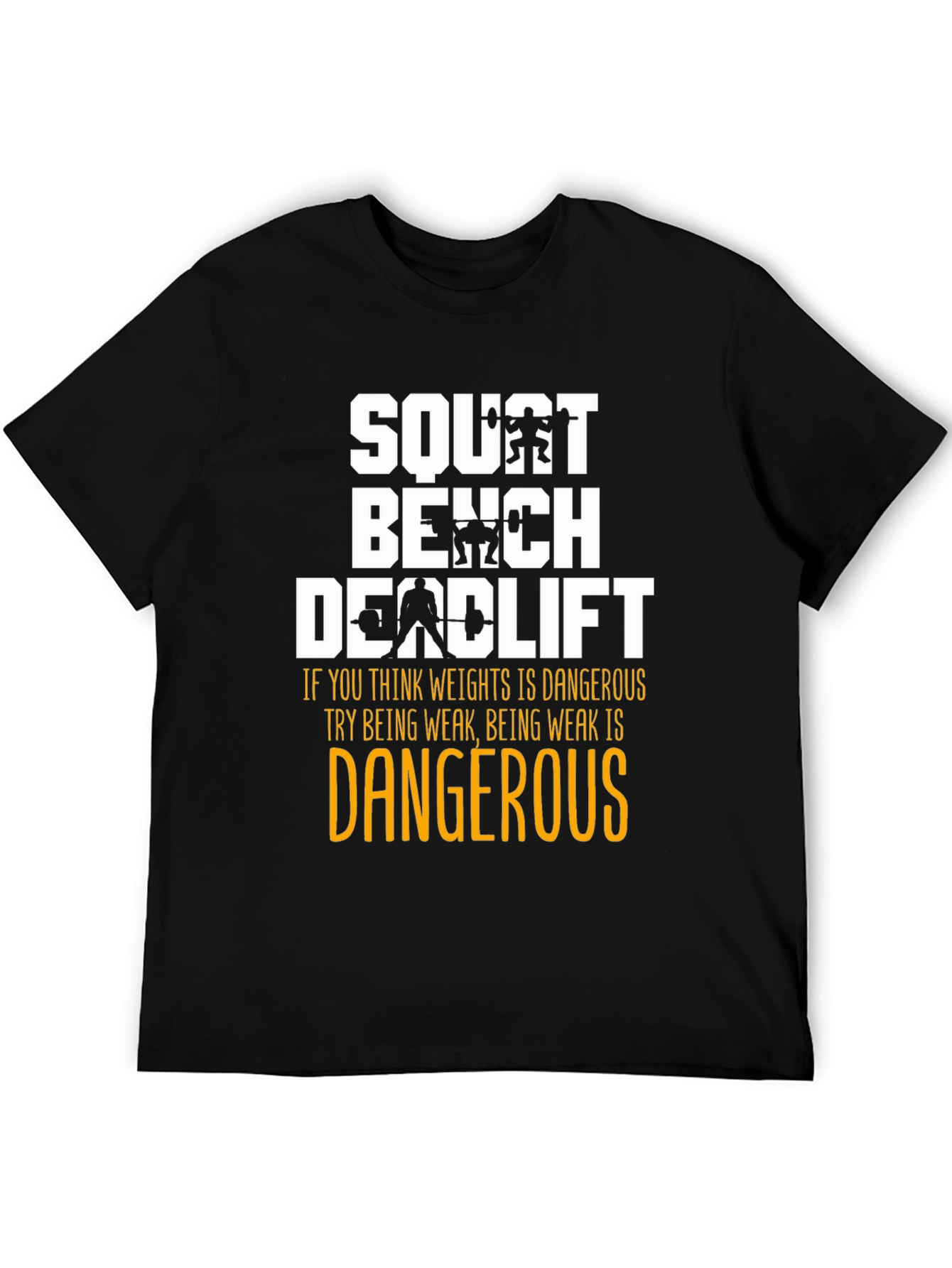 Squat Bench Deadlift Weightlifting T-Shirt - 5