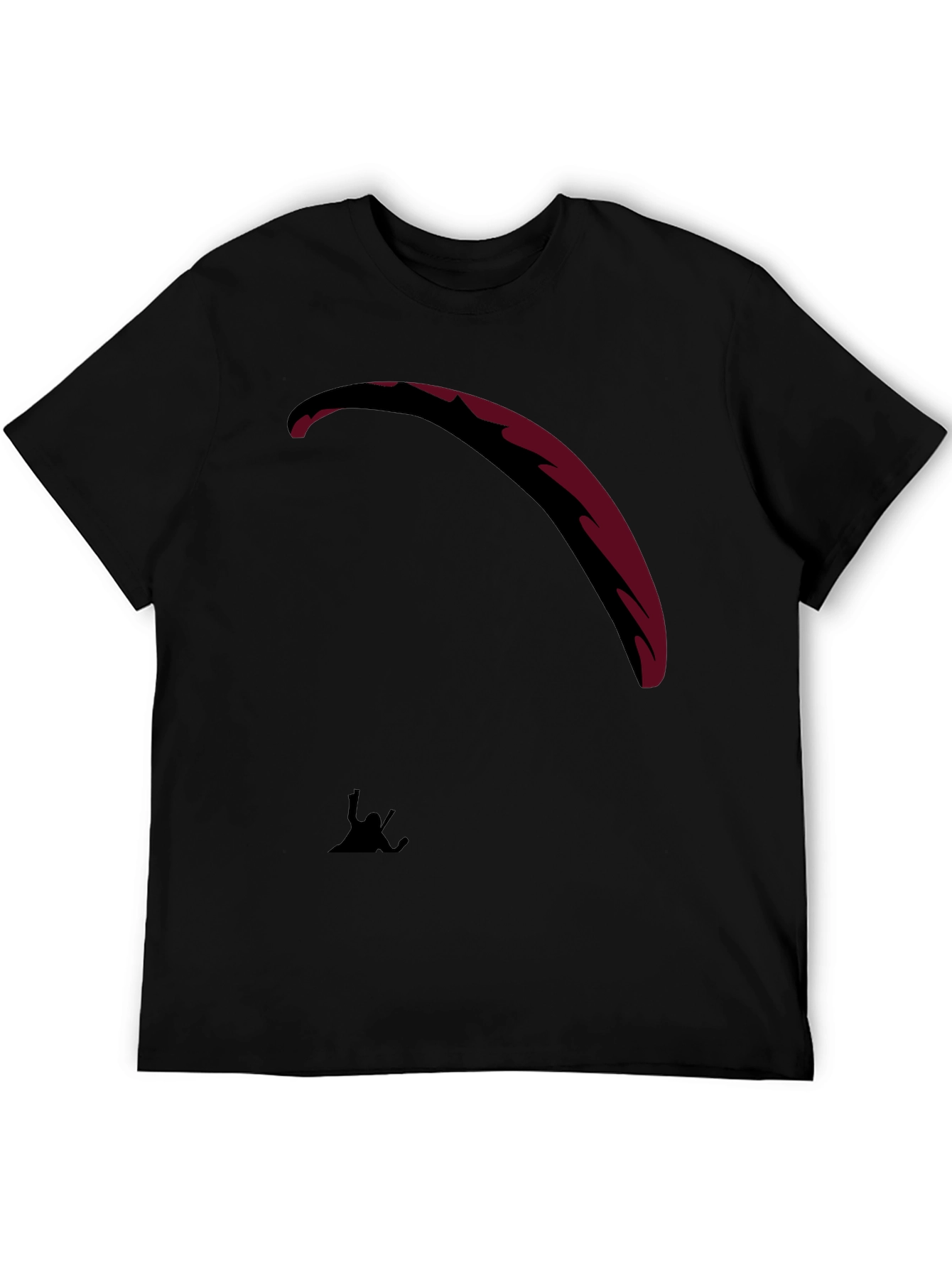 Black Black Paragliding T-Shirt - Adventure Ready! view 5