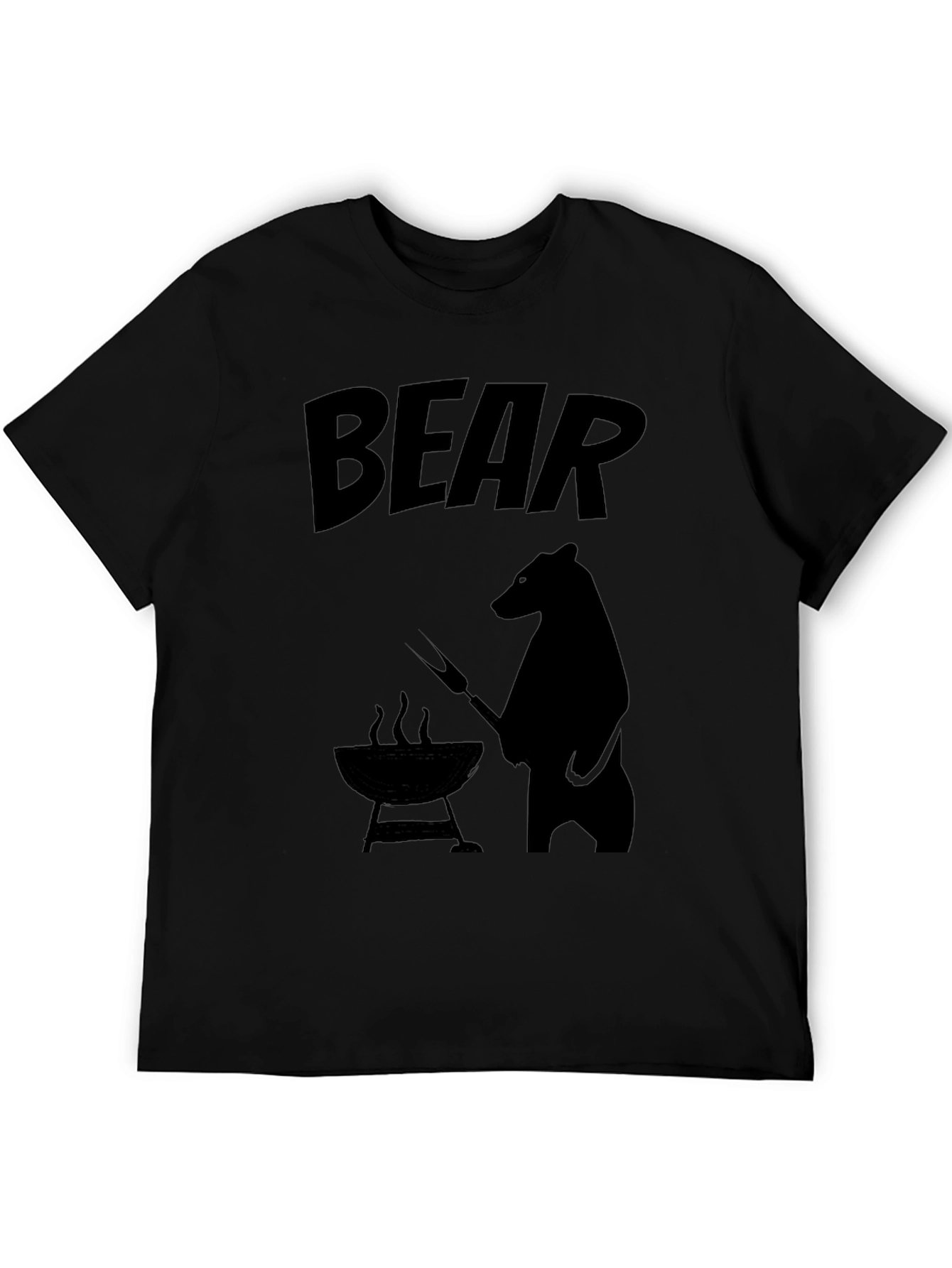 Black Bear BBQ T-Shirt - Funny Grilling Tee view 5