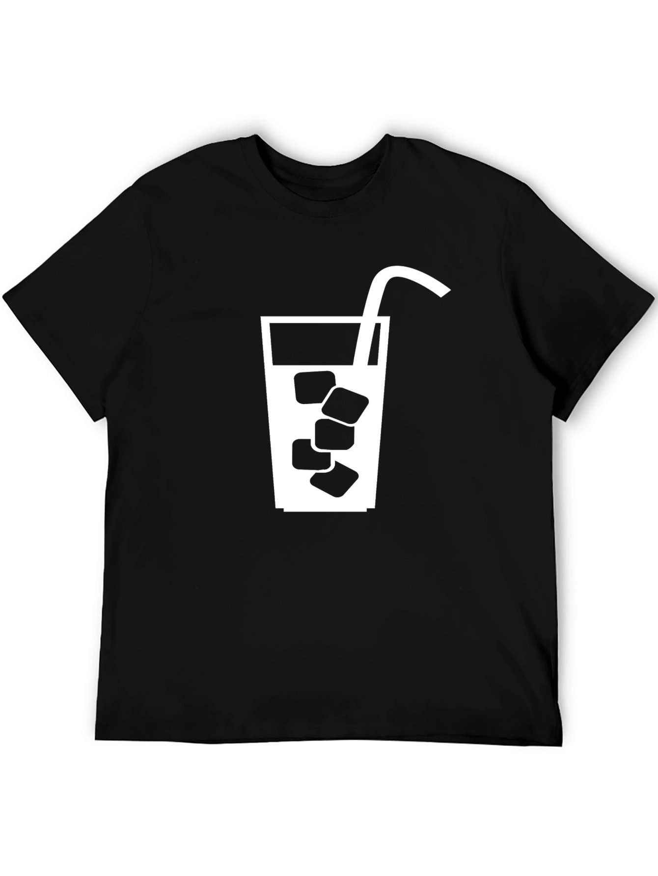 Black Cool Drink T-Shirt - Refreshing Style view 5