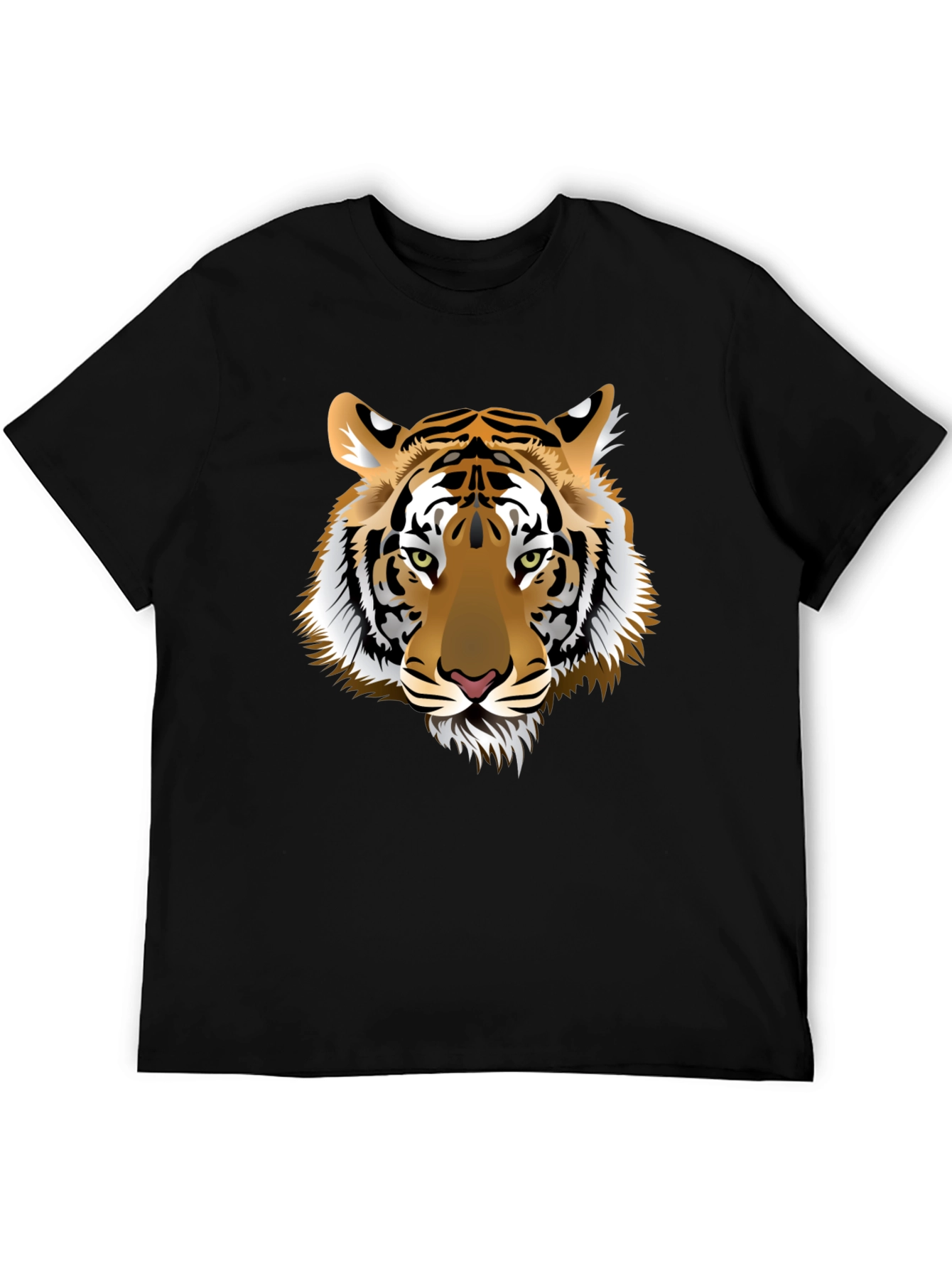Black Tiger Graphic Black T-Shirt - Bold Animal Print view 5