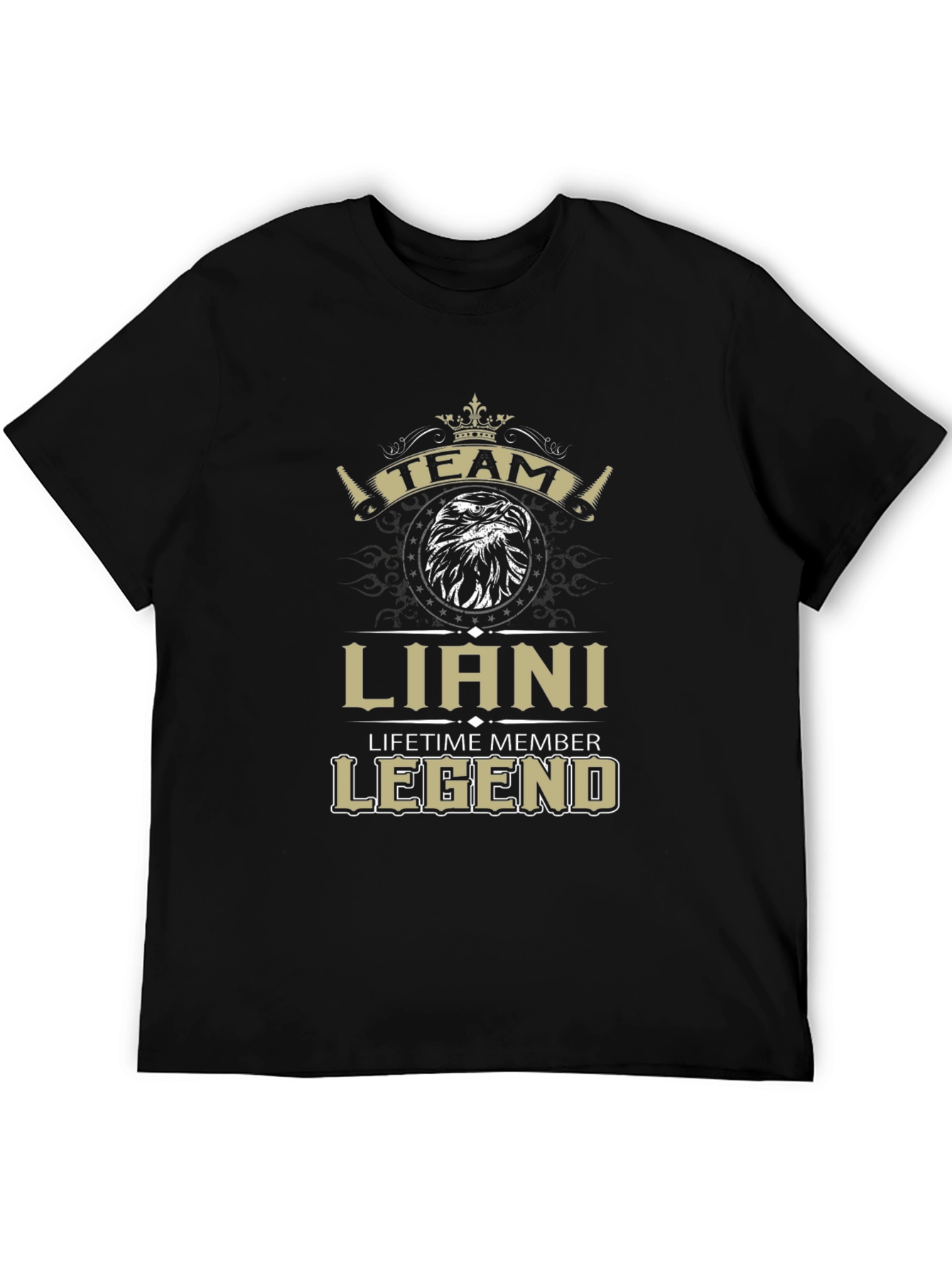 Black Liani Legend T-Shirt - Team Lifetime Member view 5