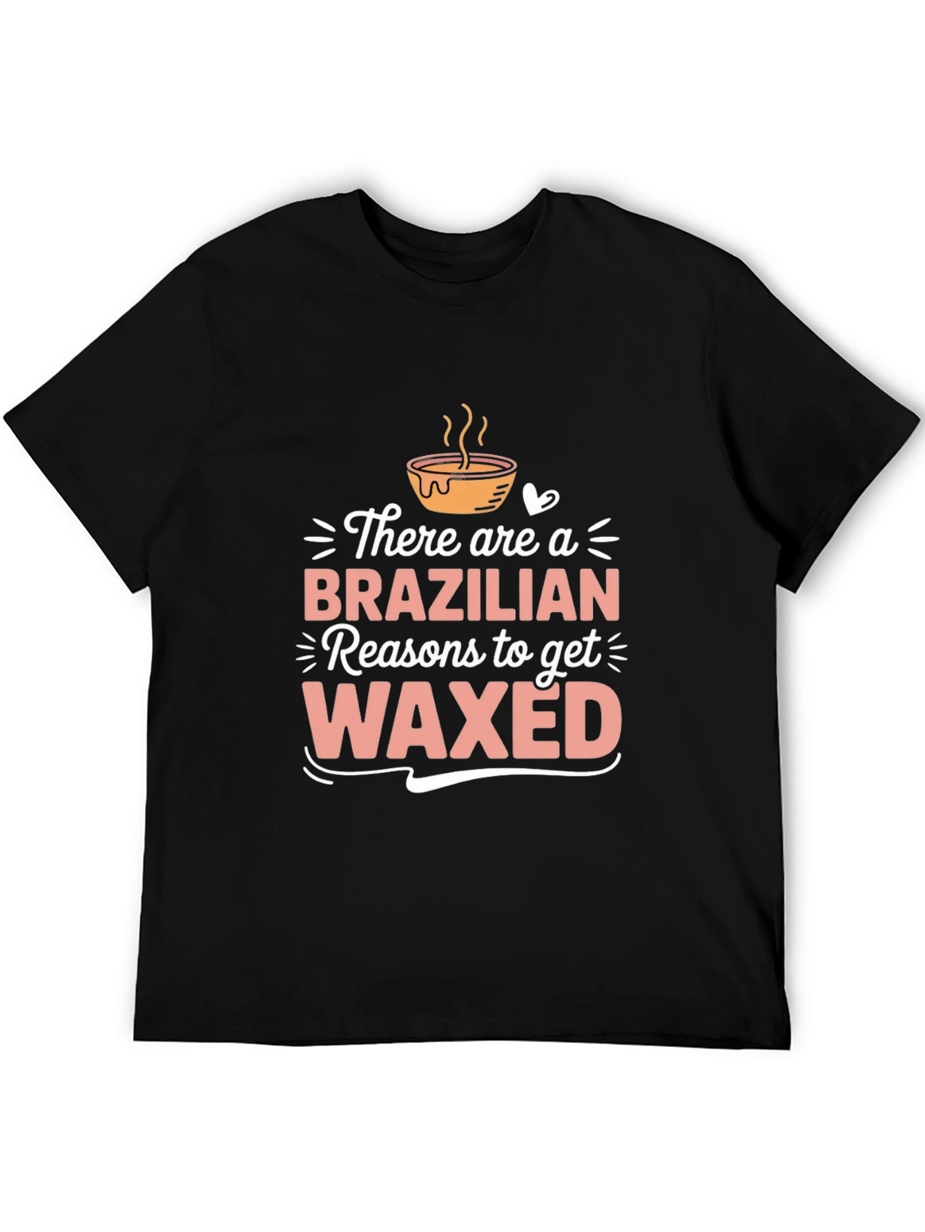 Black Brazilian Wax T-Shirt Funny Spa Day Tee view 5