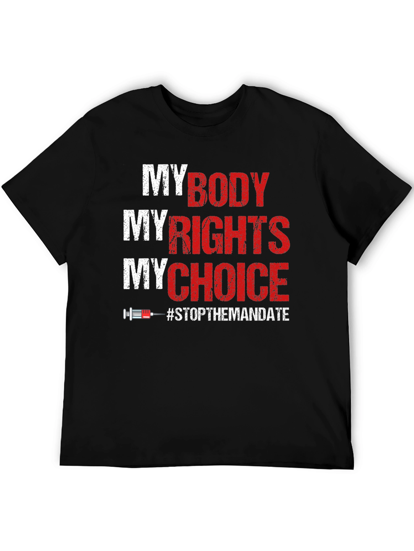 Black My Body My Rights T-Shirt view 5