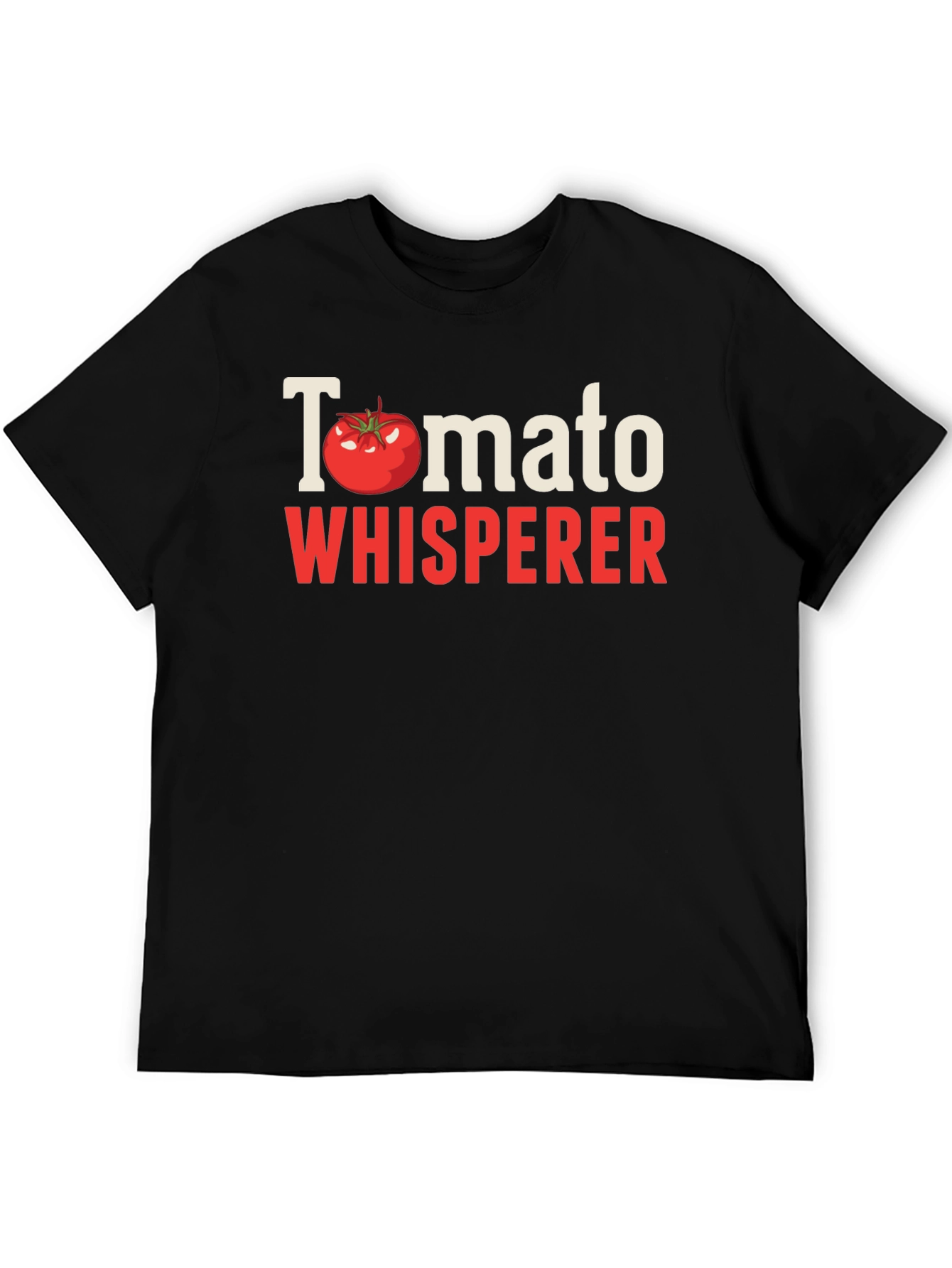 Black Tomato Whisperer Graphic T-Shirt - Gardener's Gift view 5