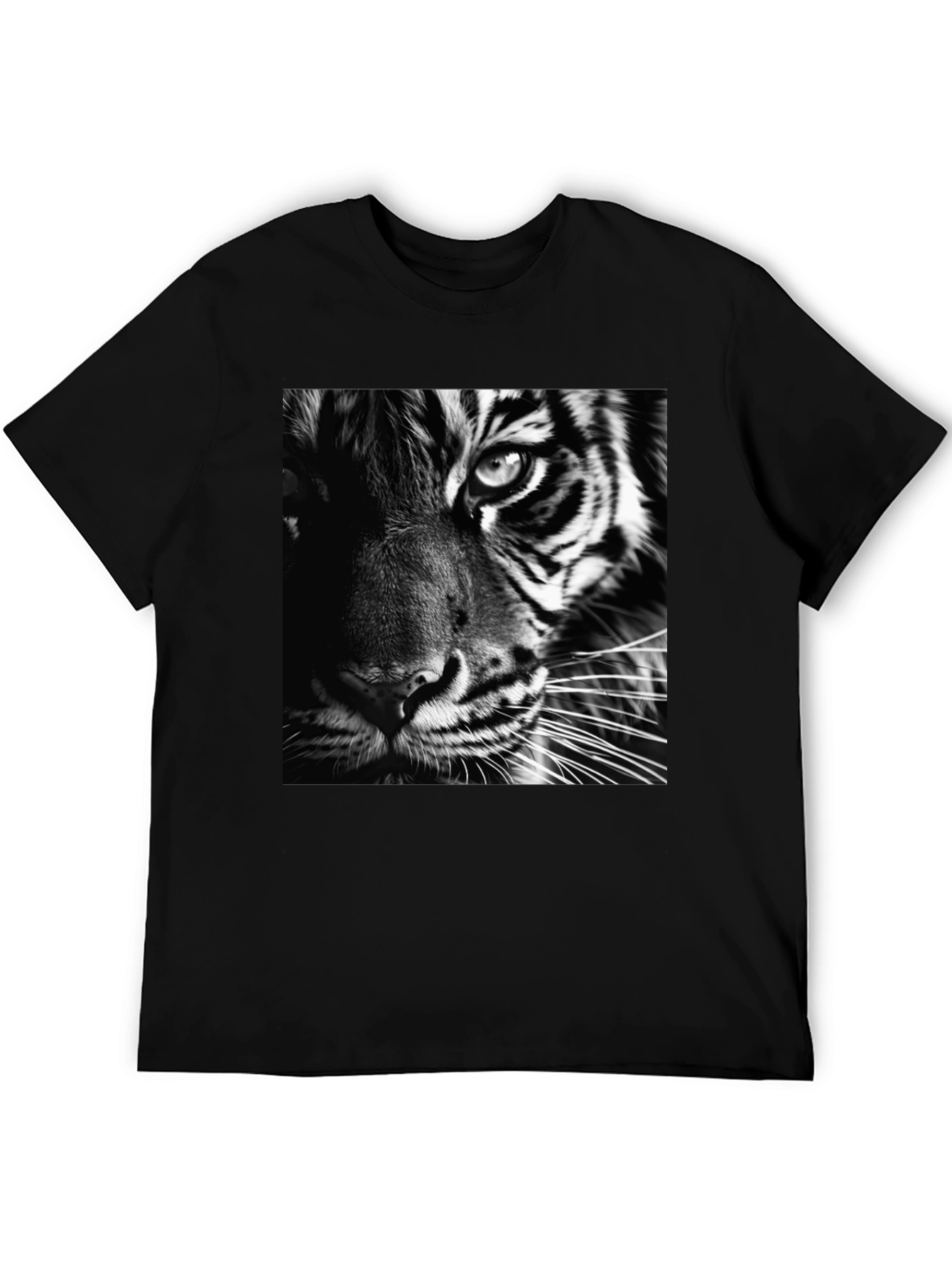 Black Black Tiger Graphic Tee - Men's Fashion view 5