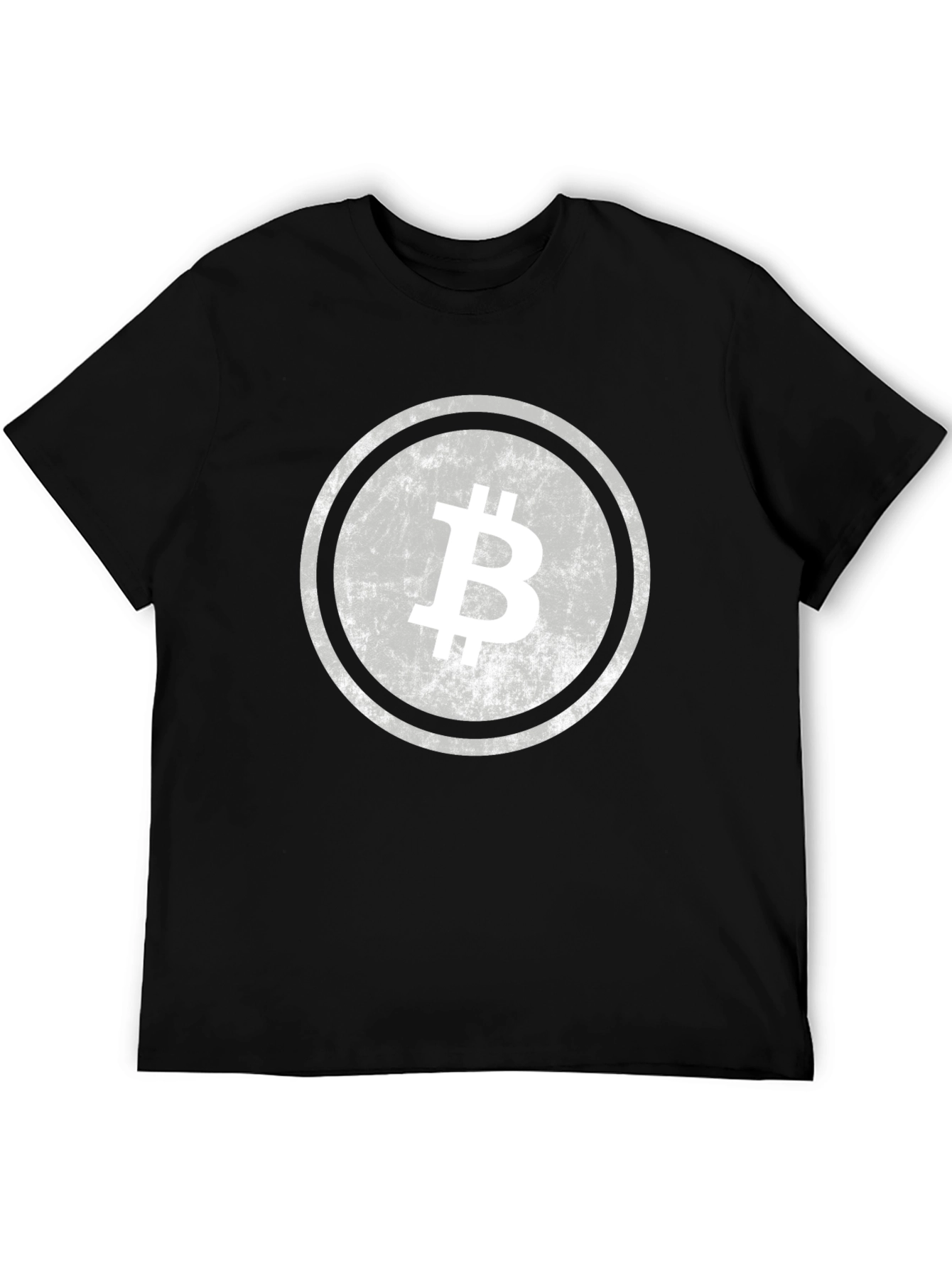 Black Bitcoin Crypto T-Shirt - Black Casual Tee view 5